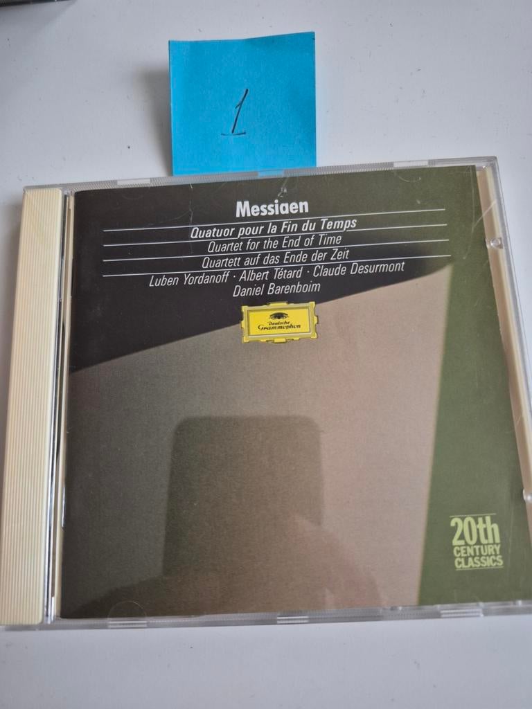 Messiaen - Quatuor pour la Fin du Temps CD, Ophalen of Verzenden, Modernisme tot heden, Gebruikt, Kamermuziek