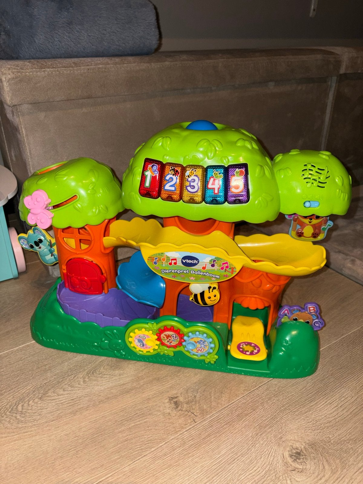VTech Baby Dierenpret Ballenboom, Ophalen, Zo goed als nieuw, Overige typen, Met licht