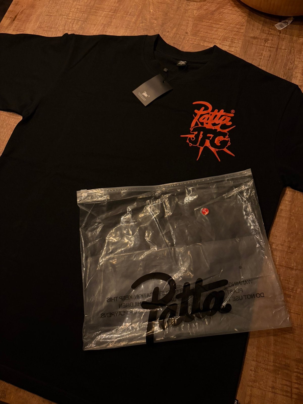 Patta shirt (nieuw) maat L, Verzenden, Nieuw, Maat 52/54 (L), Zwart