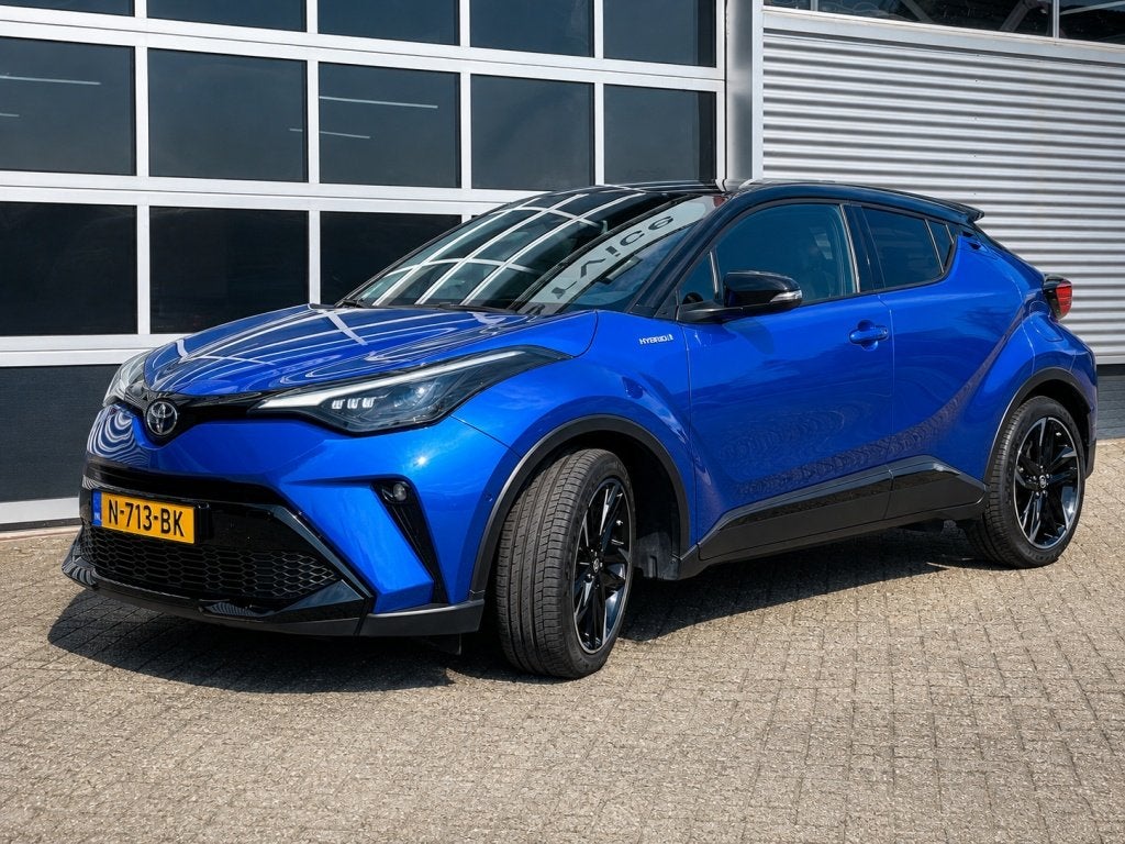 Toyota C-HR 2.0 Hybrid GR Sport 39.035Km 1e eigenaar, Navi, Gebruikt, Blauw, Origineel Nederlands, Bedrijf