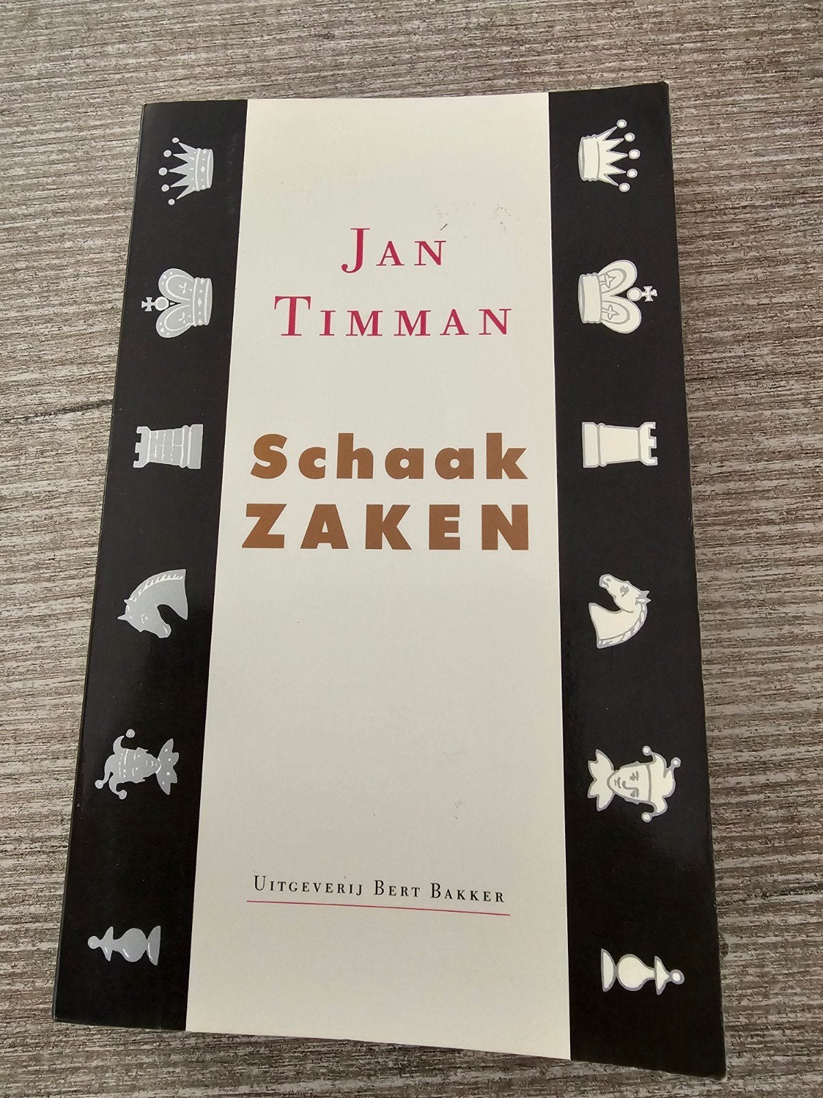 Schaak Zaken - Jan Timman (Uitgeverij Bert Bakker), Ophalen of Verzenden, Gelezen