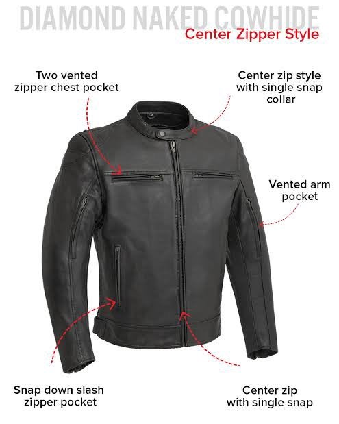 Ongedragen First Manufacturing 4-seizoenen leren motorjas XL, Ophalen of Verzenden, Nieuw zonder kaartje, Heren, Jas | leer