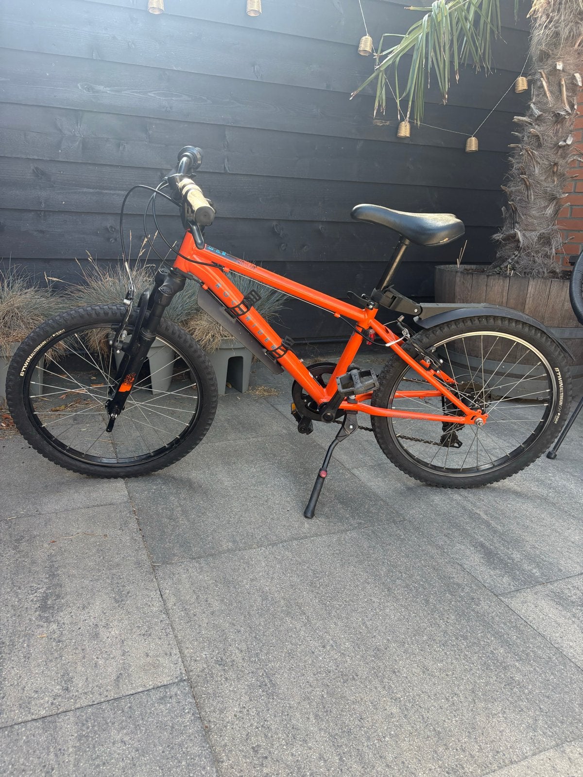 Mountainbike 20 inch - rocketrider, Ophalen, Zo goed als nieuw, Velgrem, 16 tot 20 inch