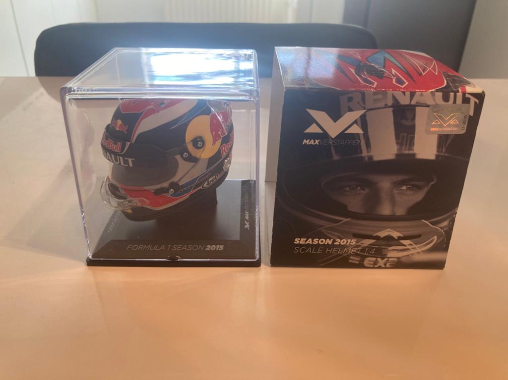 Max Verstappen helm 1/4 season 2015, Ophalen of Verzenden, Nieuw, Formule 1
