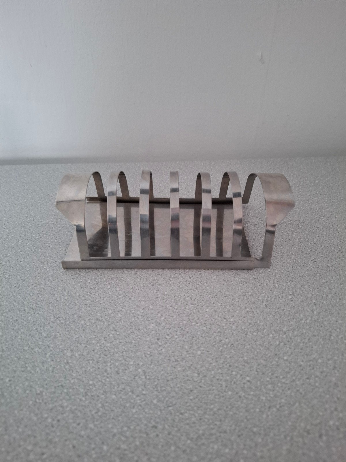 toast rek / broodrek rvs, Gebruikt, Bordenrek, Zilver, Ophalen of Verzenden