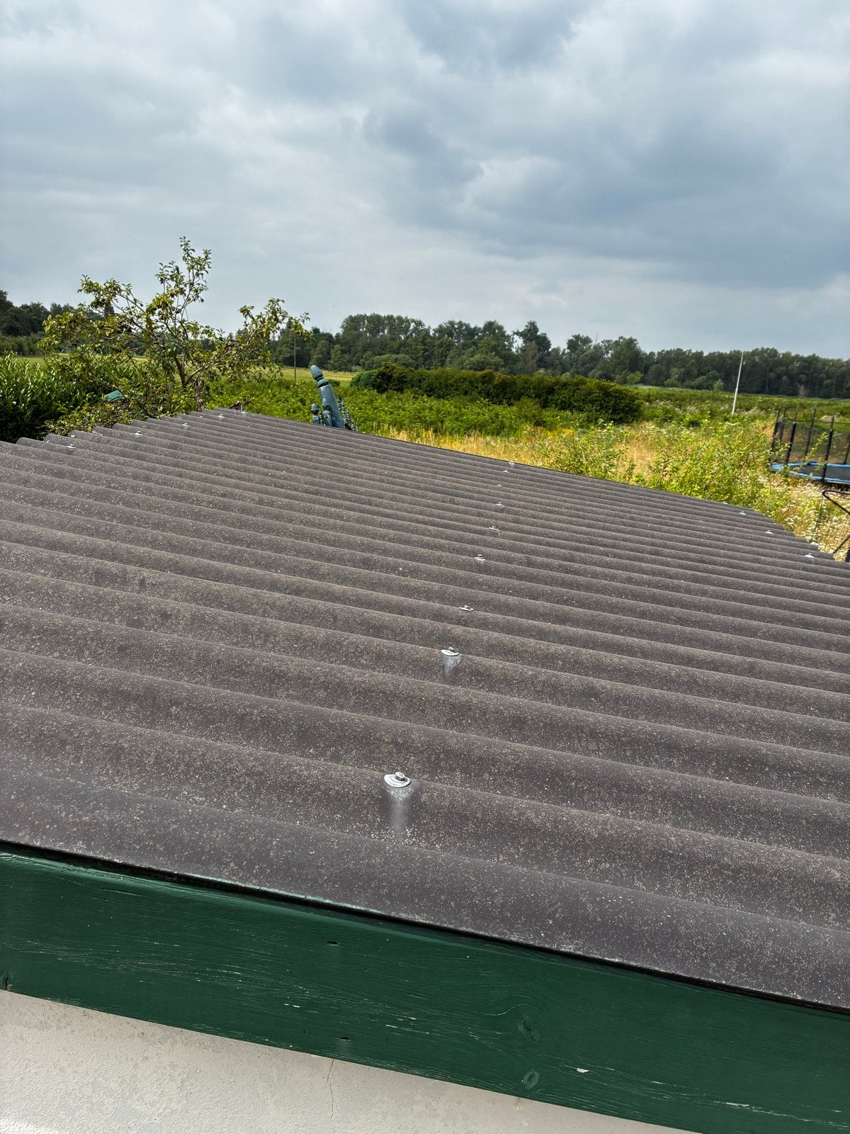 Asbestvrije golfplaten voor dak of schuur, Doe-het-zelf en Verbouw, Dakpannen en Dakbedekking, Ophalen, Overige materialen, Gebruikt