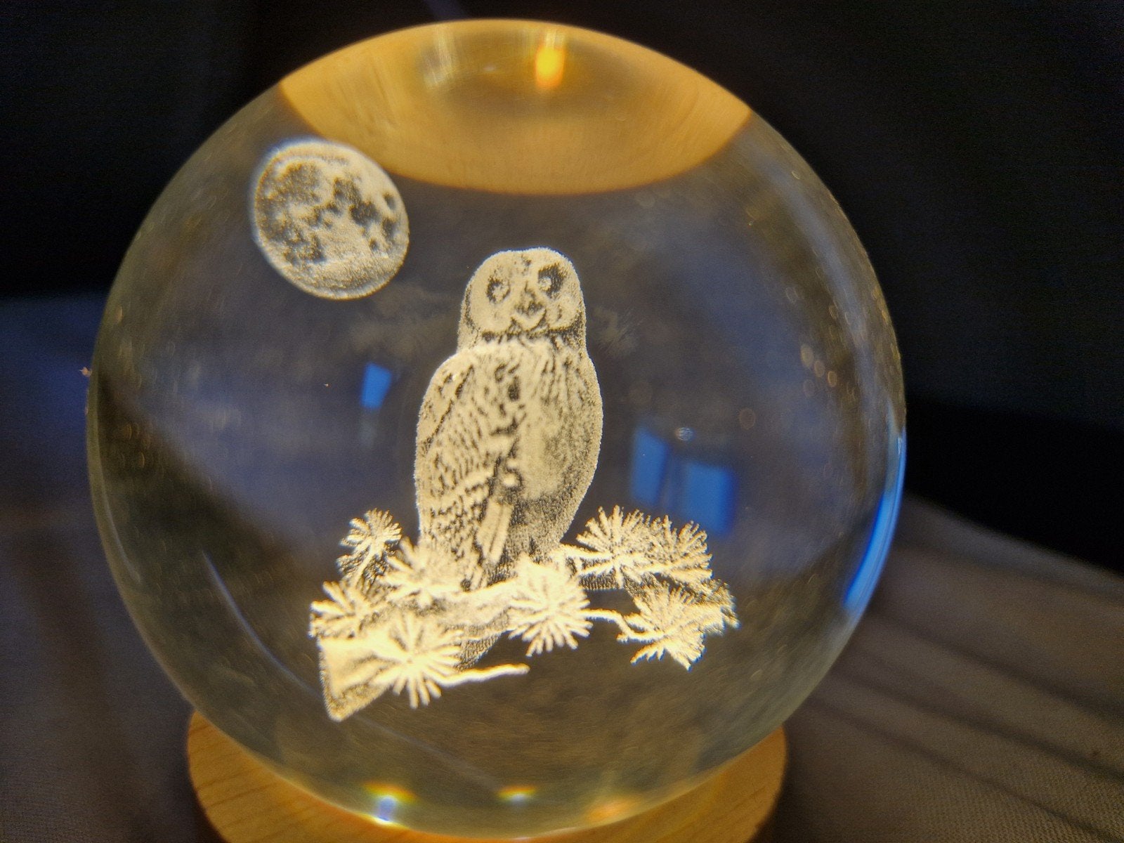 Lampje met een uil, Ophalen of Verzenden, Zo goed als nieuw