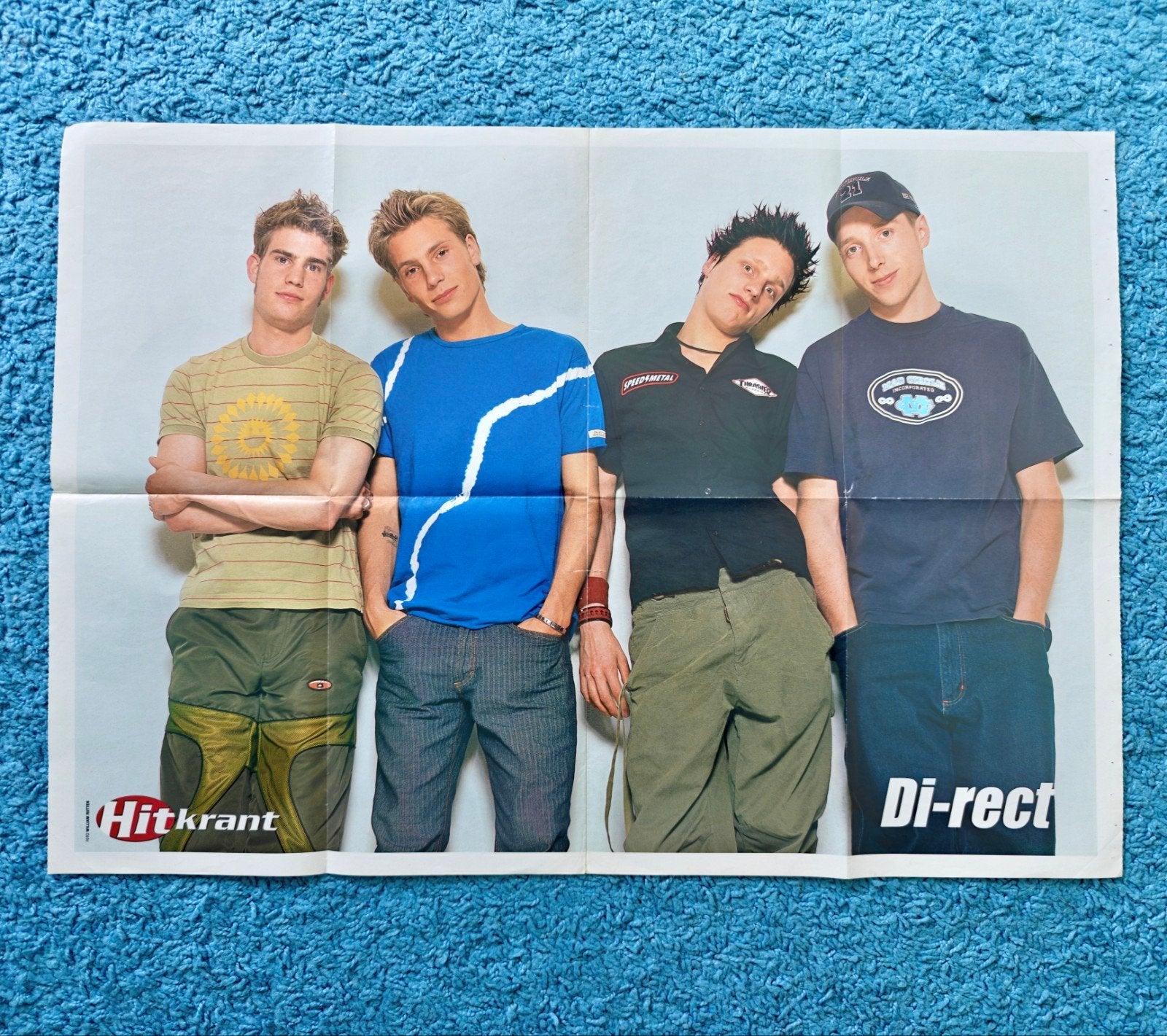Di-Rect poster hitkrant vintage 3, Verzamelen, Posters, Rechthoekig Liggend, Nieuw, Ophalen of Verzenden, A1 t/m A3