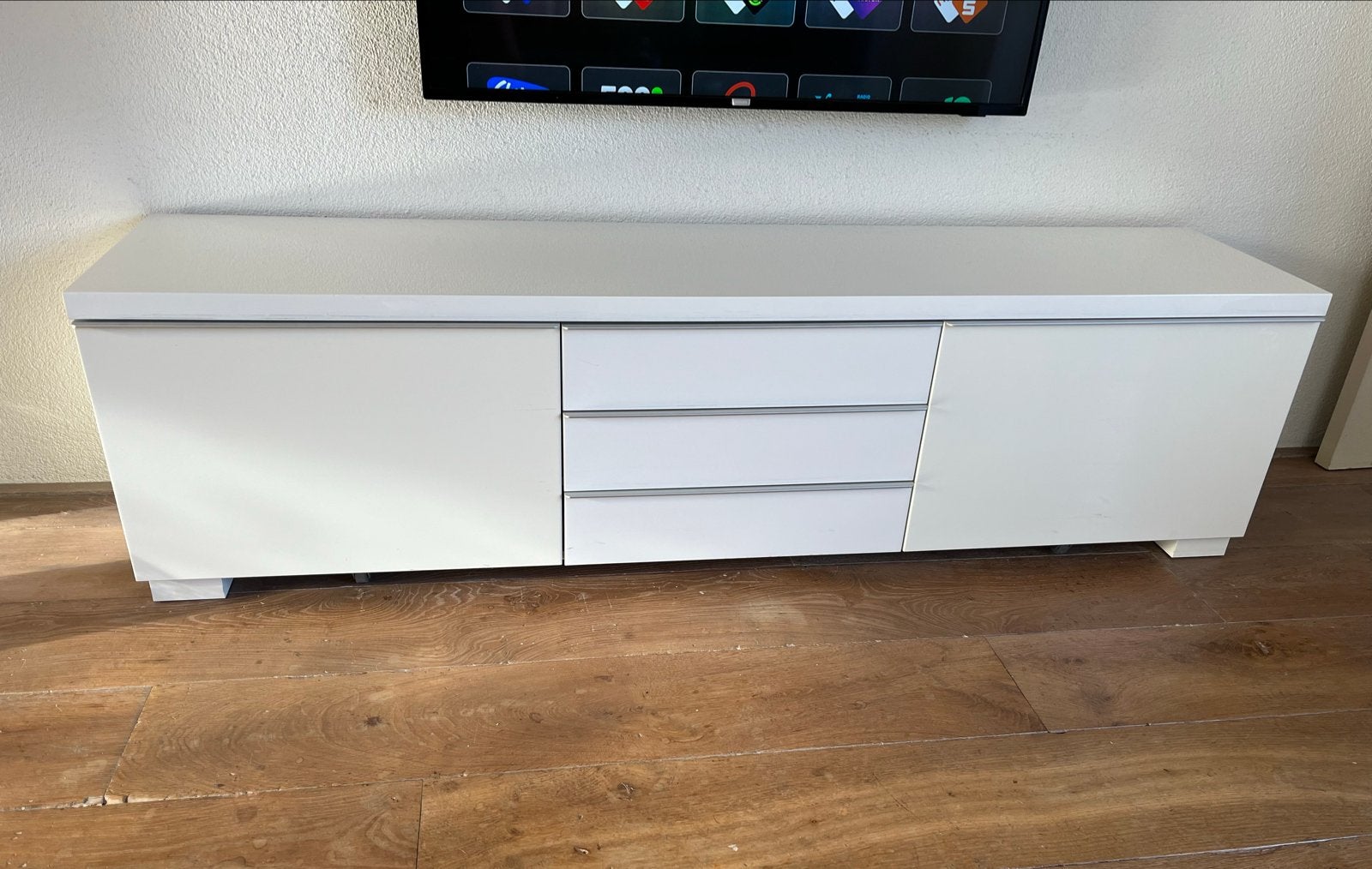 Ikea tv-meubel, Ophalen, Gebruikt, 150 tot 200 cm, Minder dan 100 cm