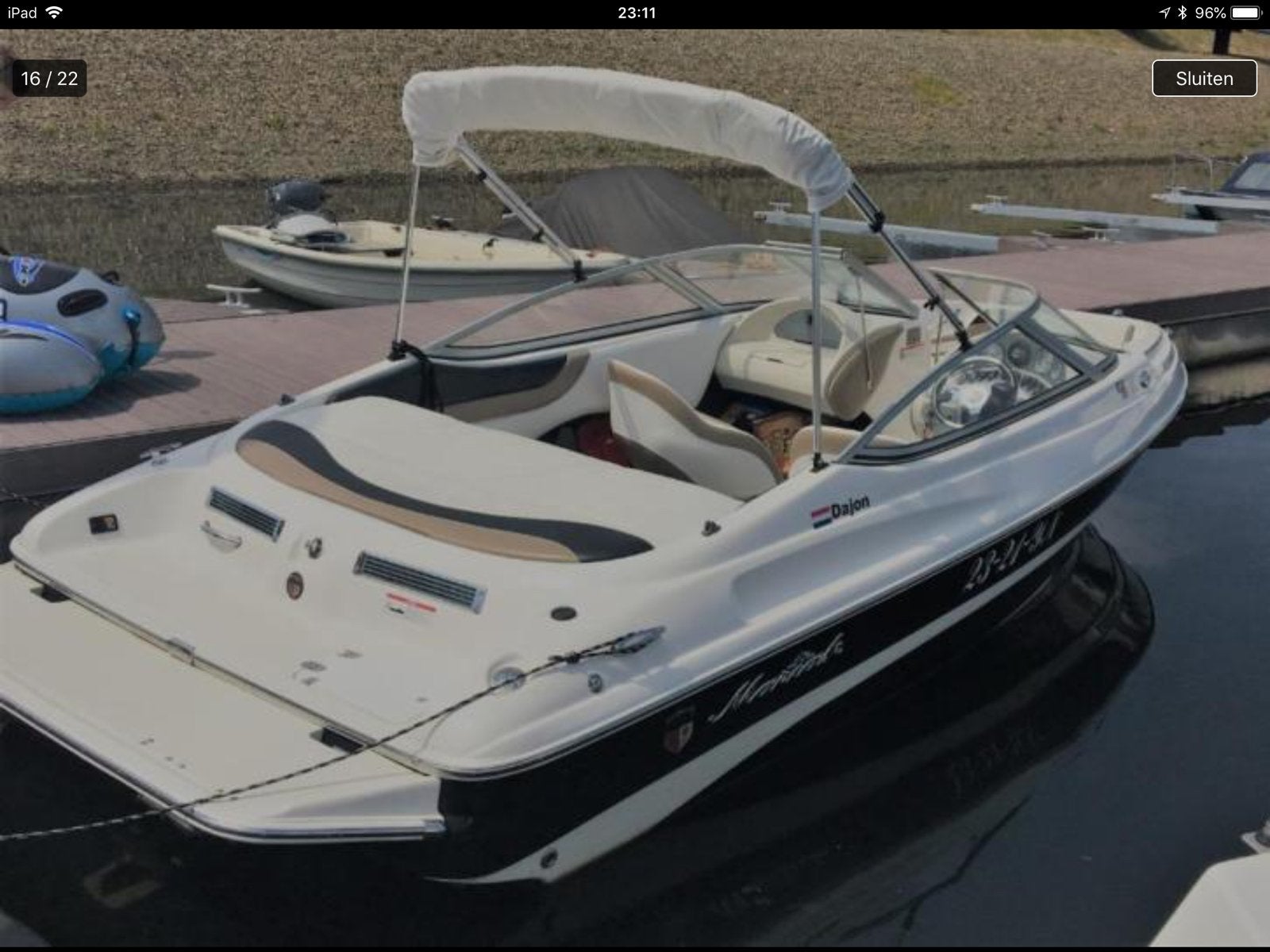 Nette Mariah SX18 boot met zuinige Mercruiser 3.0 (2008), Ophalen, Overige merken, Gebruikt, Binnenboordmotor