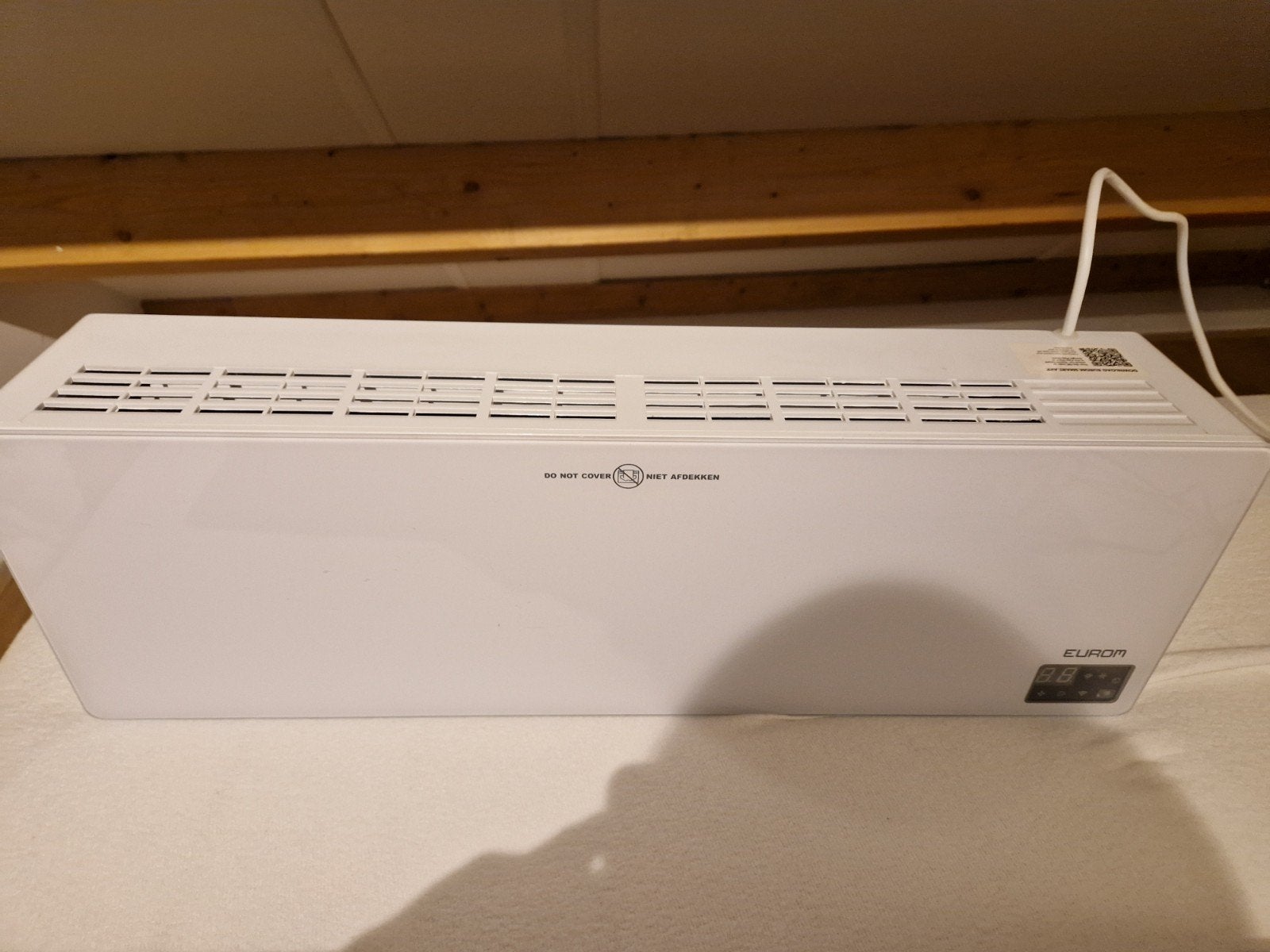 2x Eurom Wall Designheat 2000 Wifi wandkachel, Ophalen
