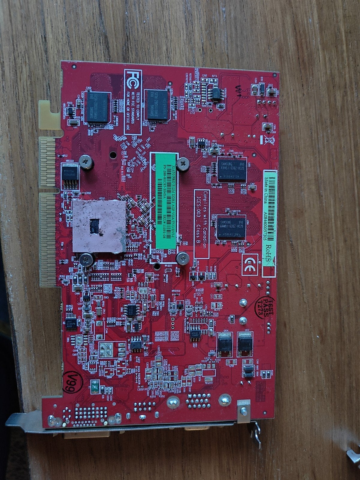 Ati radeon x1650 pro agp, Computers en Software, Ophalen of Verzenden, Gebruikt, AGP, DVI