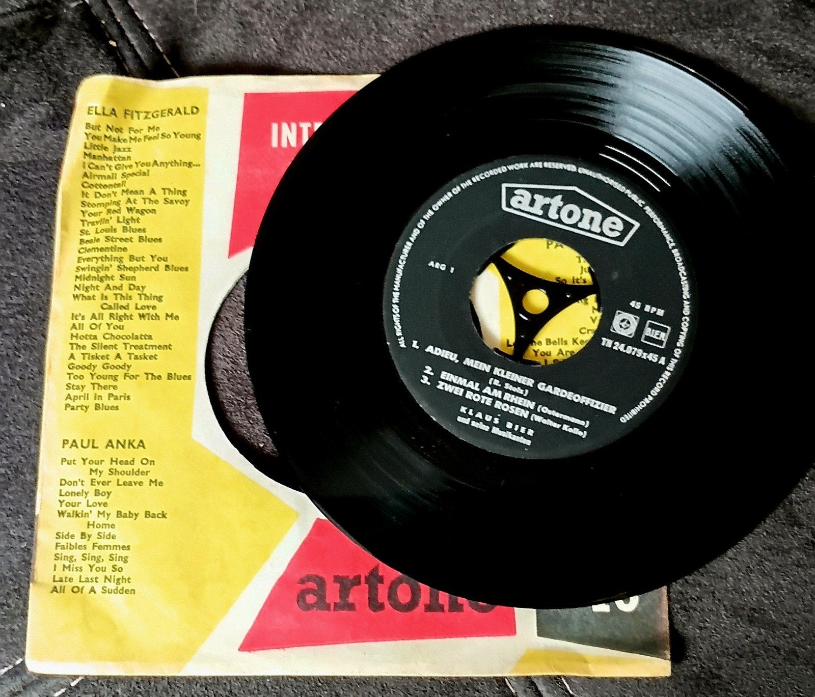 Klaus Bier und seine Musikanten

1. Adieu, mein kleiner Gard, Ophalen of Verzenden, Gebruikt, Single
