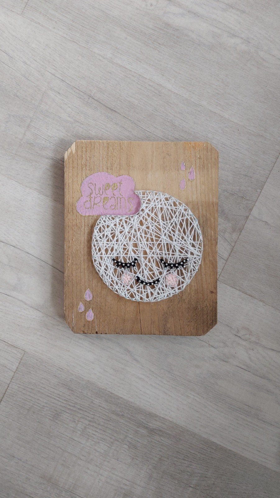 Kinderkamer decoratie, Ophalen of Verzenden, Zo goed als nieuw, Handgemaakt, Wanddecoratie