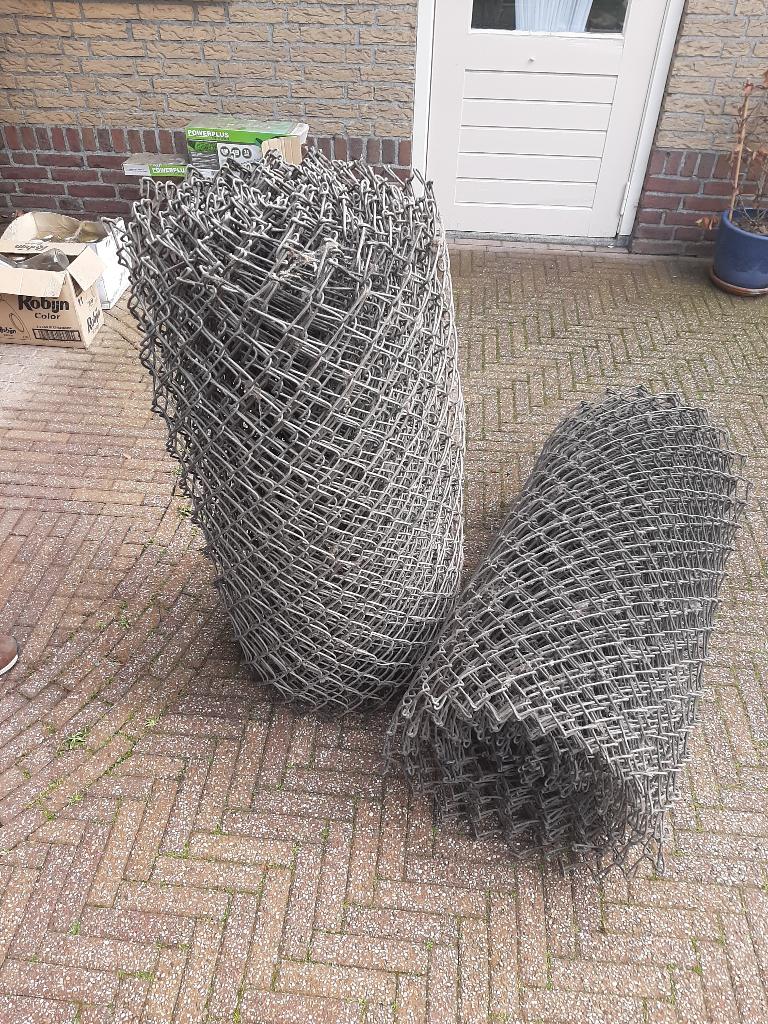 Sterk geplastificeerd ijzeren draad, Tuin en Terras, Ophalen, Minder dan 10 meter, Raster