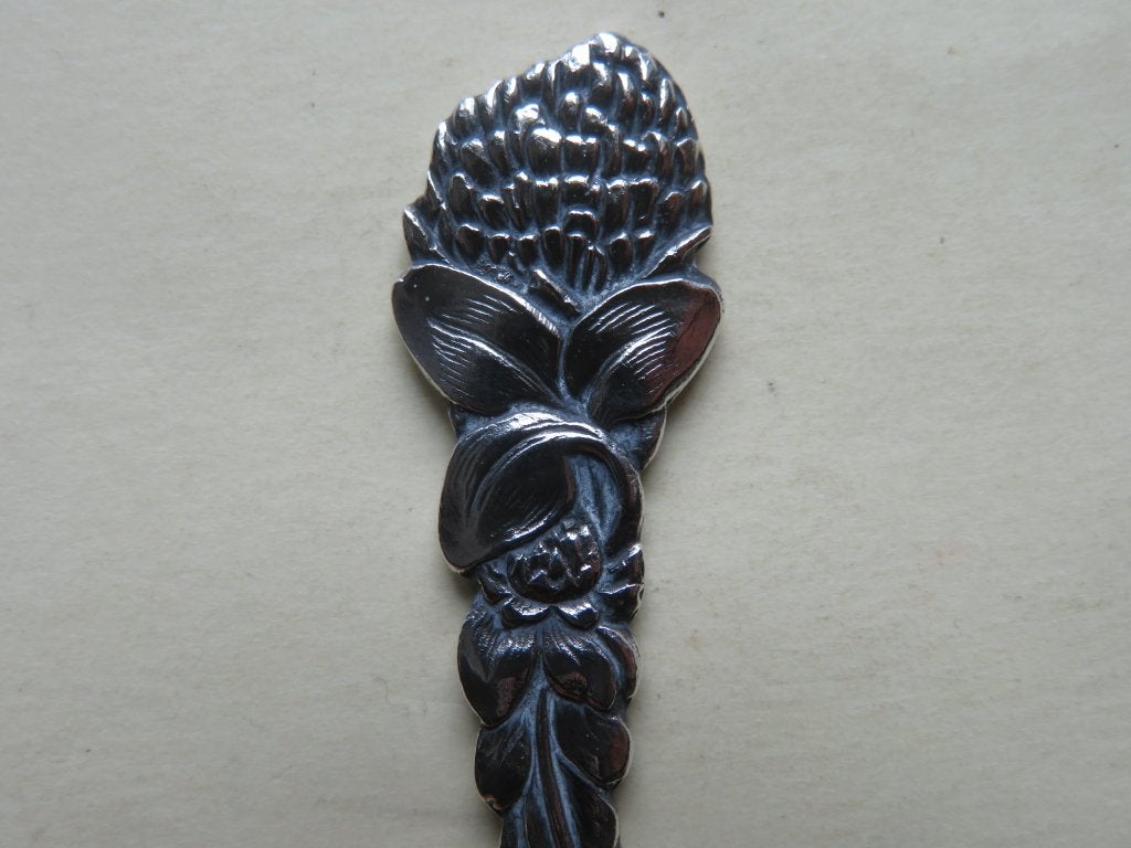 Verzilverd Gero lepeltje Klaver / bloem model 496, Antiek en Kunst, Verzenden
