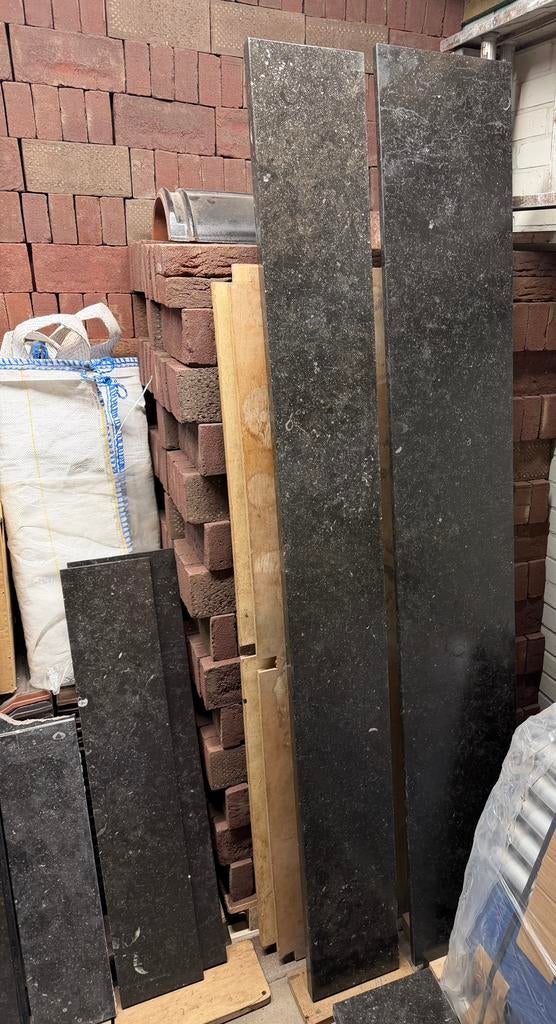 10 hardstenen vensterbanken, vraagprijs klein €30 groot €40, Ophalen, Gebruikt, Minder dan 80 cm, 160 cm of meer