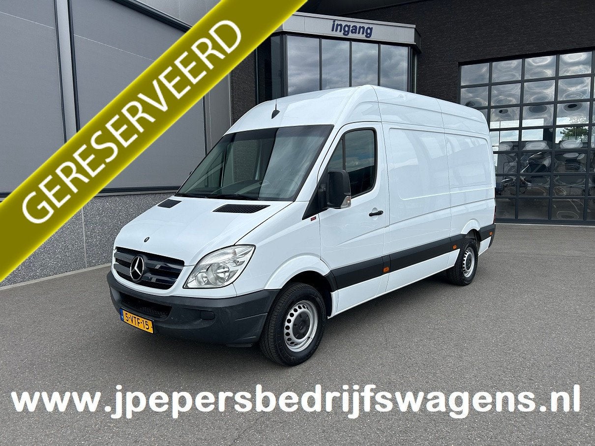 Mercedes-Benz Sprinter 313 CDI L2 H2 Airco / Trekhaak / Came, Euro 5, Gebruikt, Zwart, 4 cilinders
