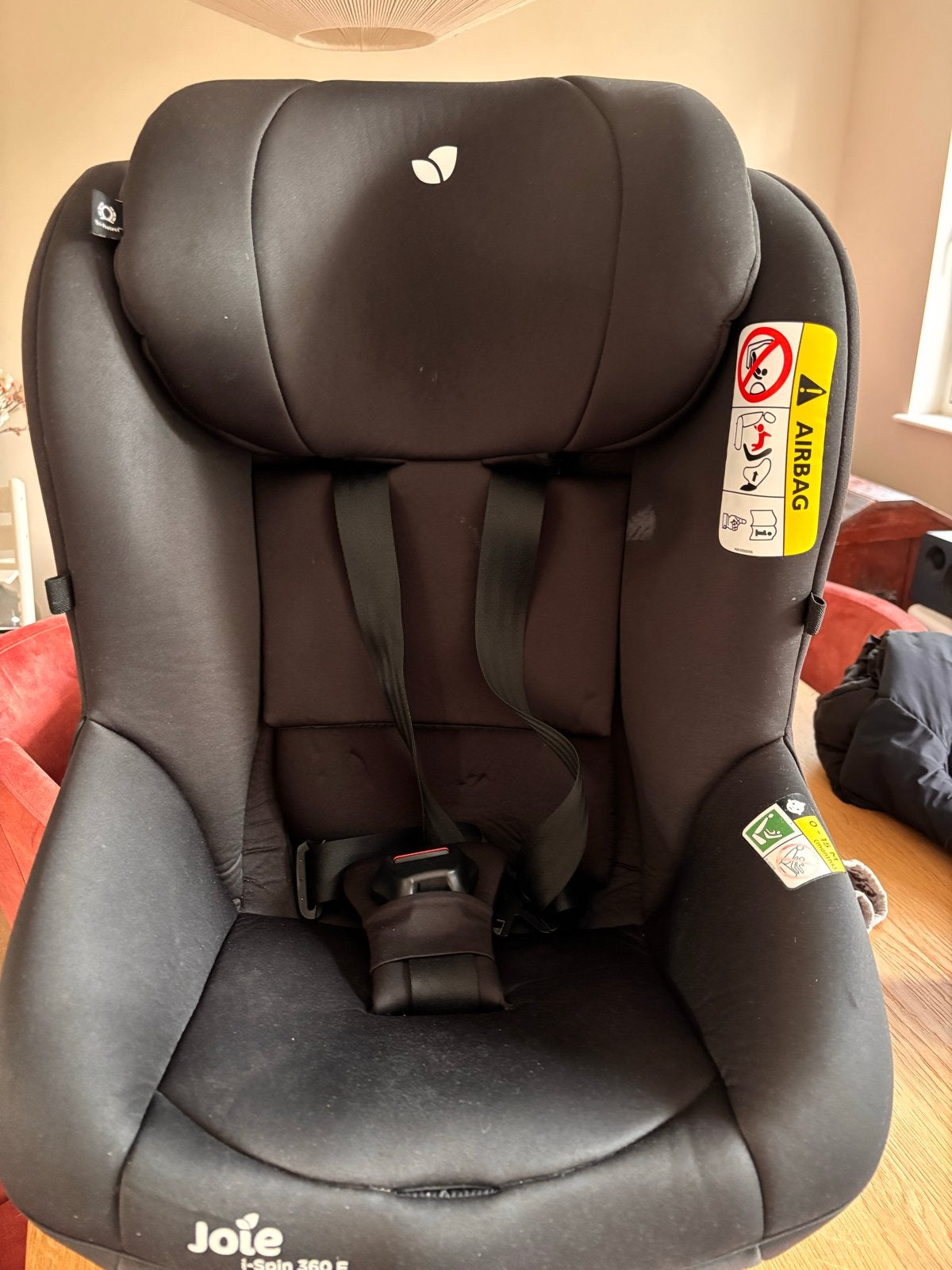 Joie i-Spin 360 E autostoel - Zwart, Kinderen en Baby's, Gebruikt, 0 t/m 18 kg, Isofix, Ophalen