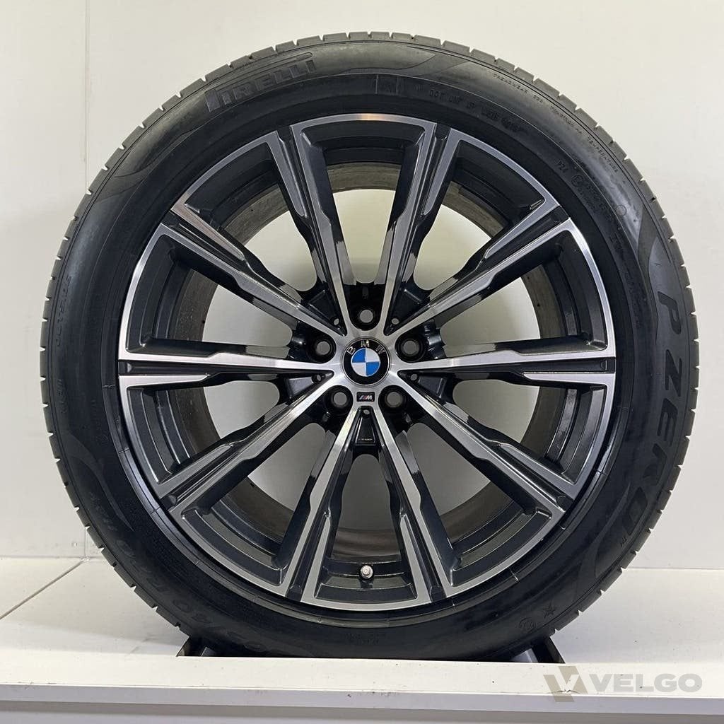 BMW X5 G05 EN X6 G06 BREEDSET VELGEN + ZOMERBANDEN 20 INCH O, Auto-onderdelen, Gebruikt, Banden en Velgen, Info@velgo.nl, Velgo
