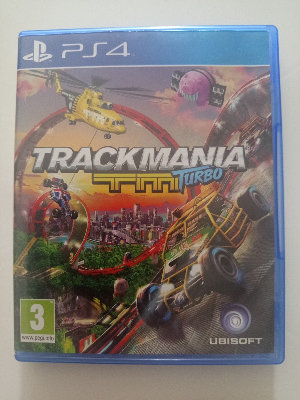 Track Mania TM Turbo ps4, Spelcomputers en Games, Verzenden, Racen en Vliegen, Zo goed als nieuw, 3 spelers of meer