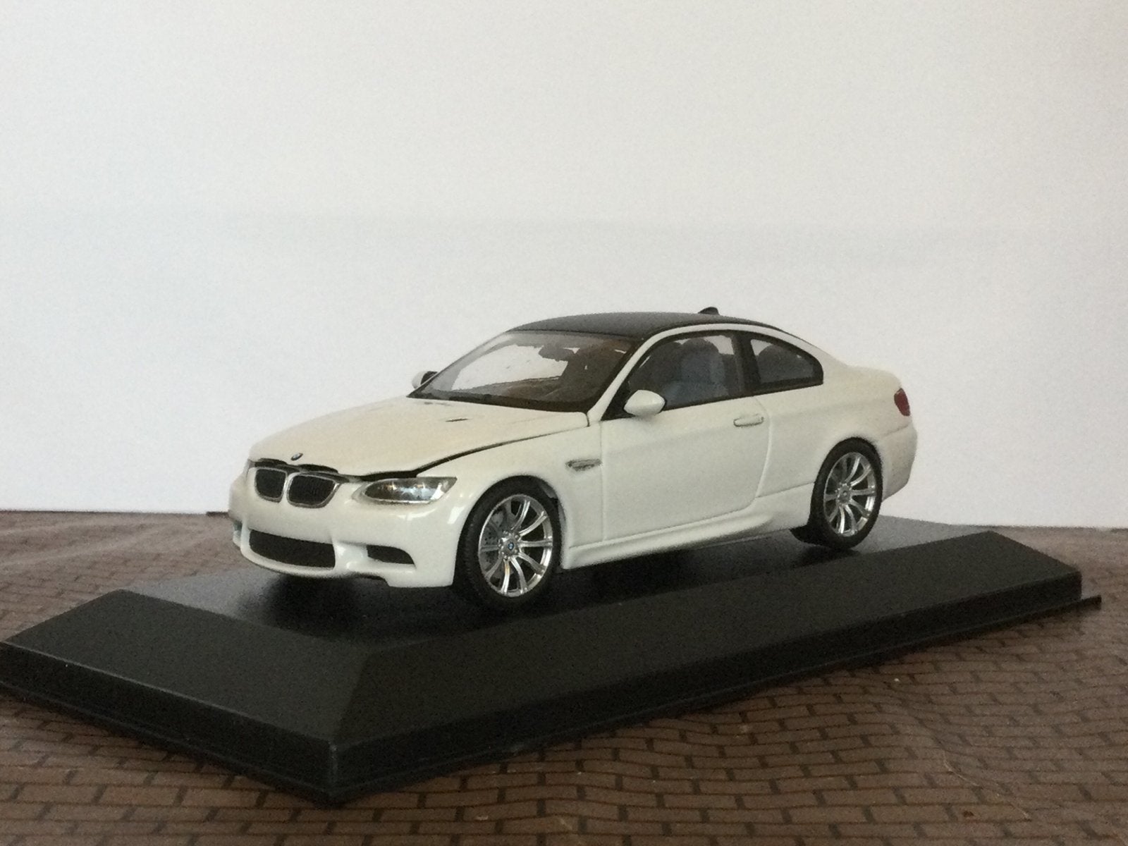 BMW M3 E92 2008 White Coupè 1:43 Minichamps, Ophalen of Verzenden, Zo goed als nieuw, Auto, MiniChamps