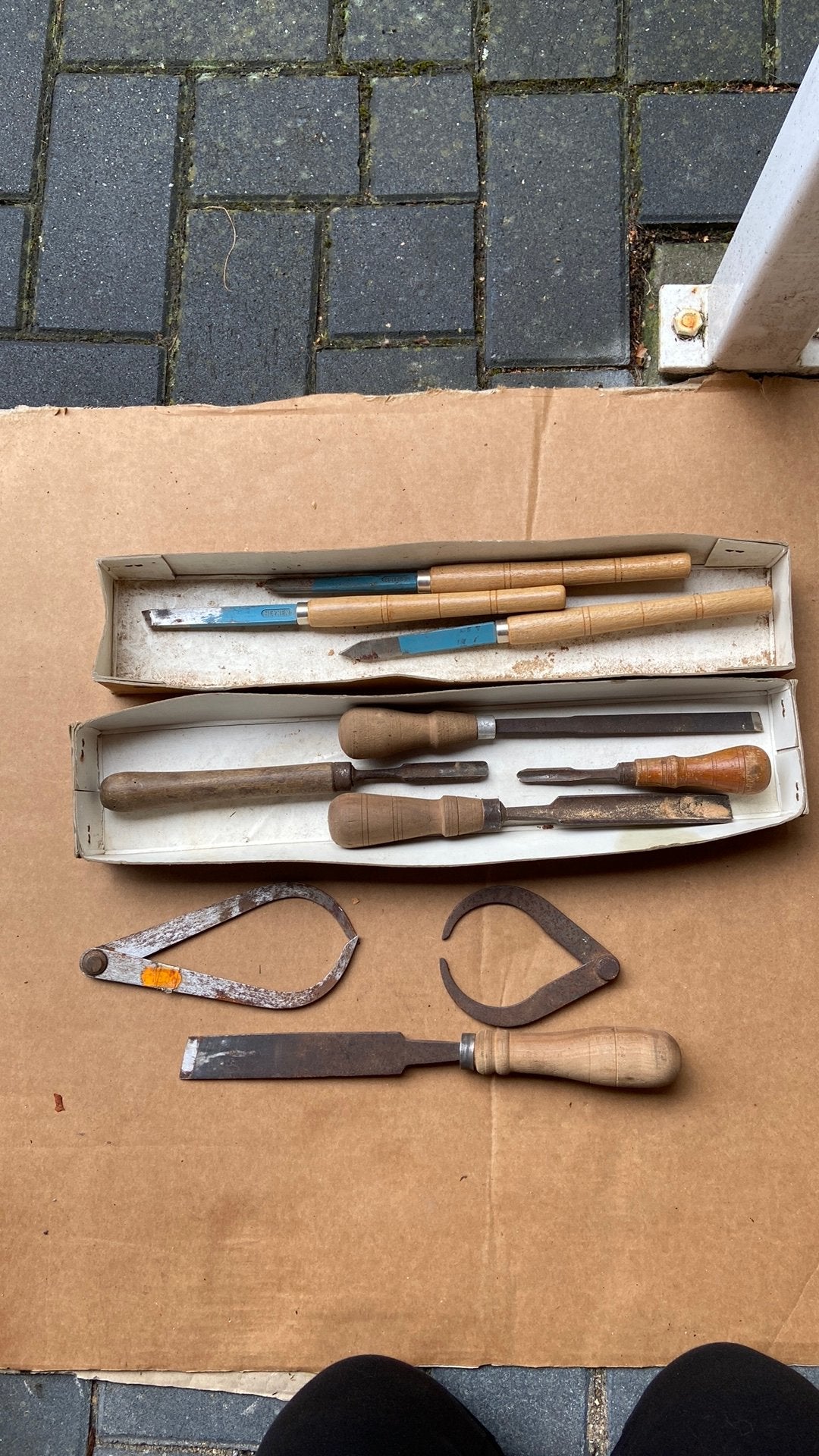 Beitels oud, Ophalen, Gebruikt