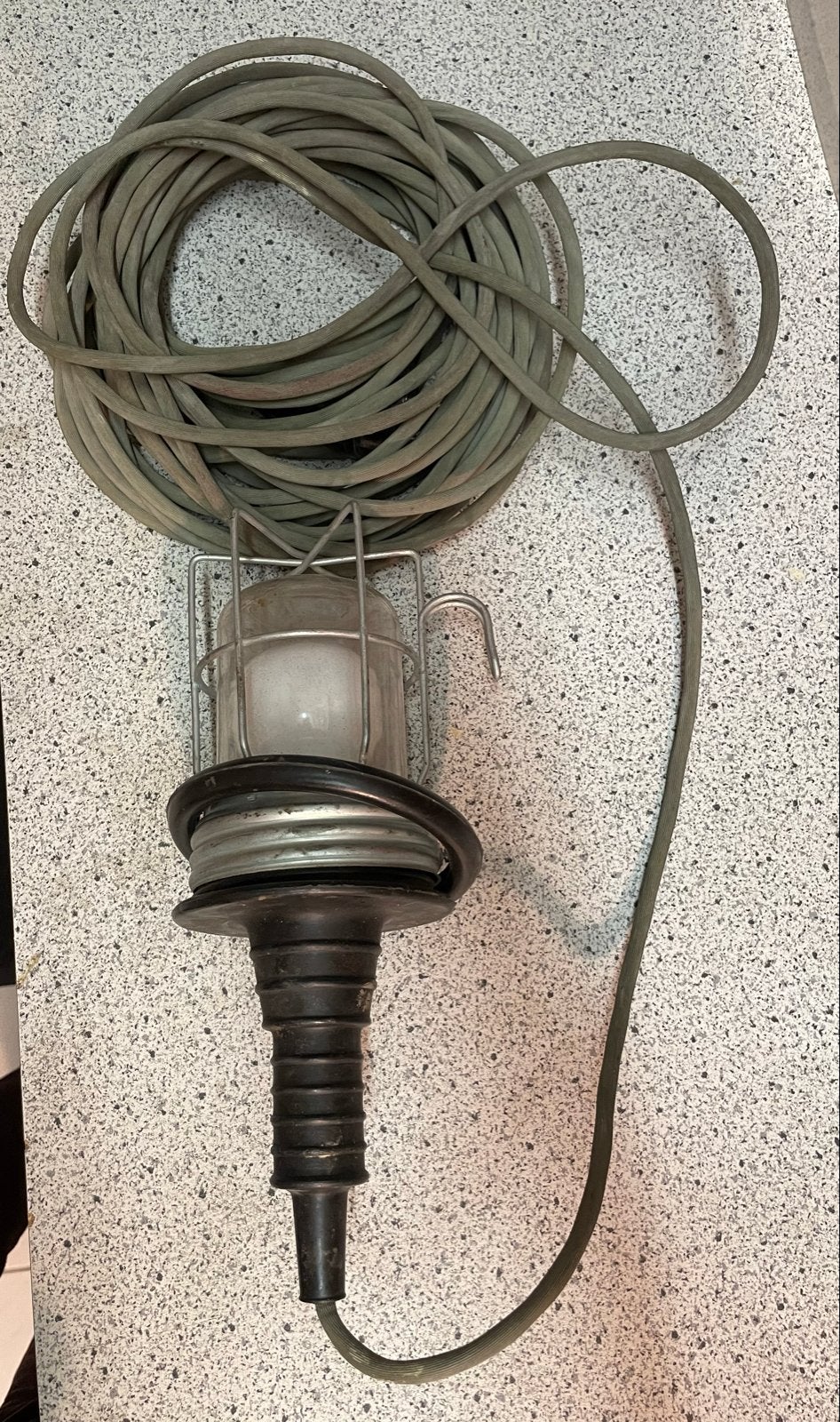 Looplamp met lang snoer (ca. 15 meter), Met schakelaar, Overige merken, Gebruikt, Kunststof
