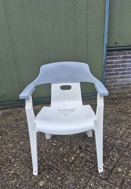 Set van 4 witte stoelen, Ophalen, Zo goed als nieuw