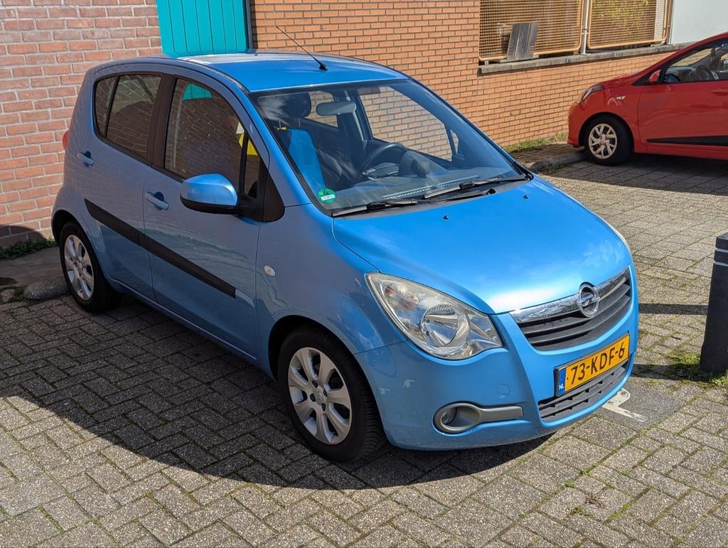 Opel Agila 1.2 16V 2009 Blauw, Auto's, Voorwielaandrijving, 40 €/maand, 4 cilinders, 965 kg