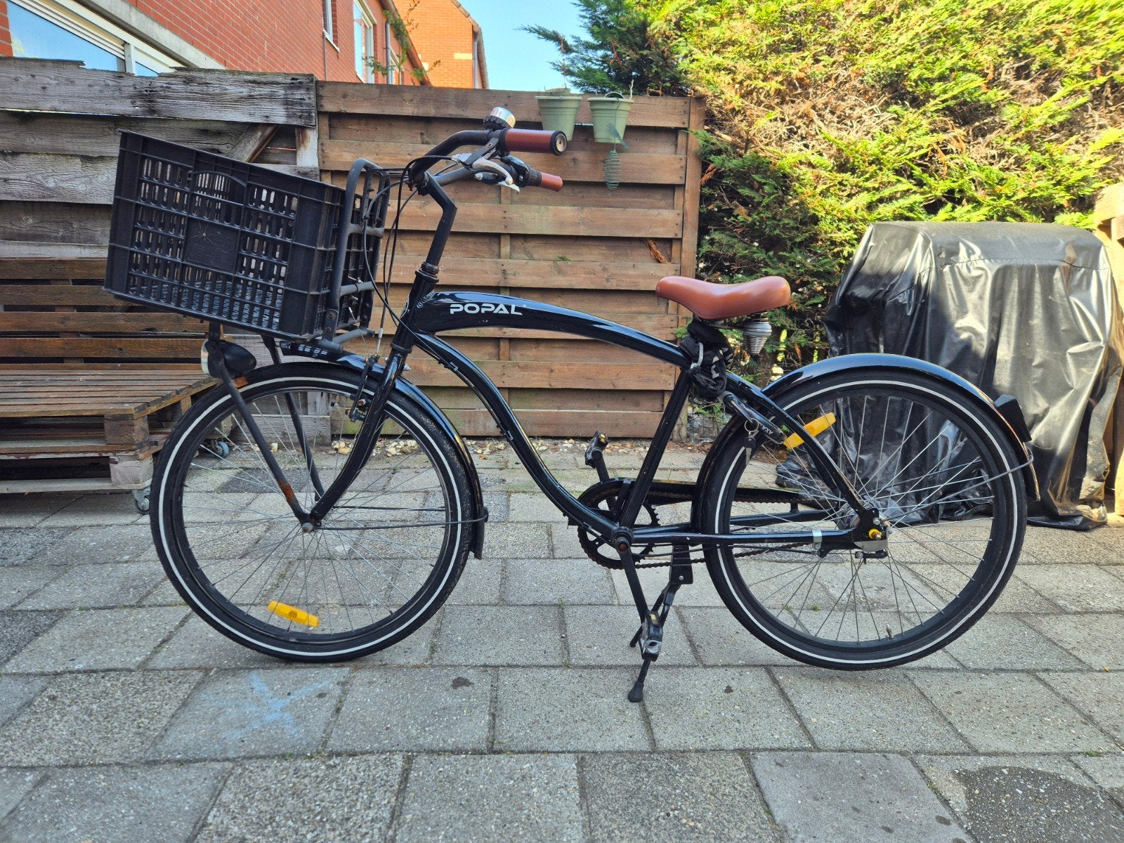 Popal Hawk Beach Cruiser 26 inch - Service nodig, Fietsen en Brommers, Ophalen, Gebruikt, Overige merken, Versnellingen