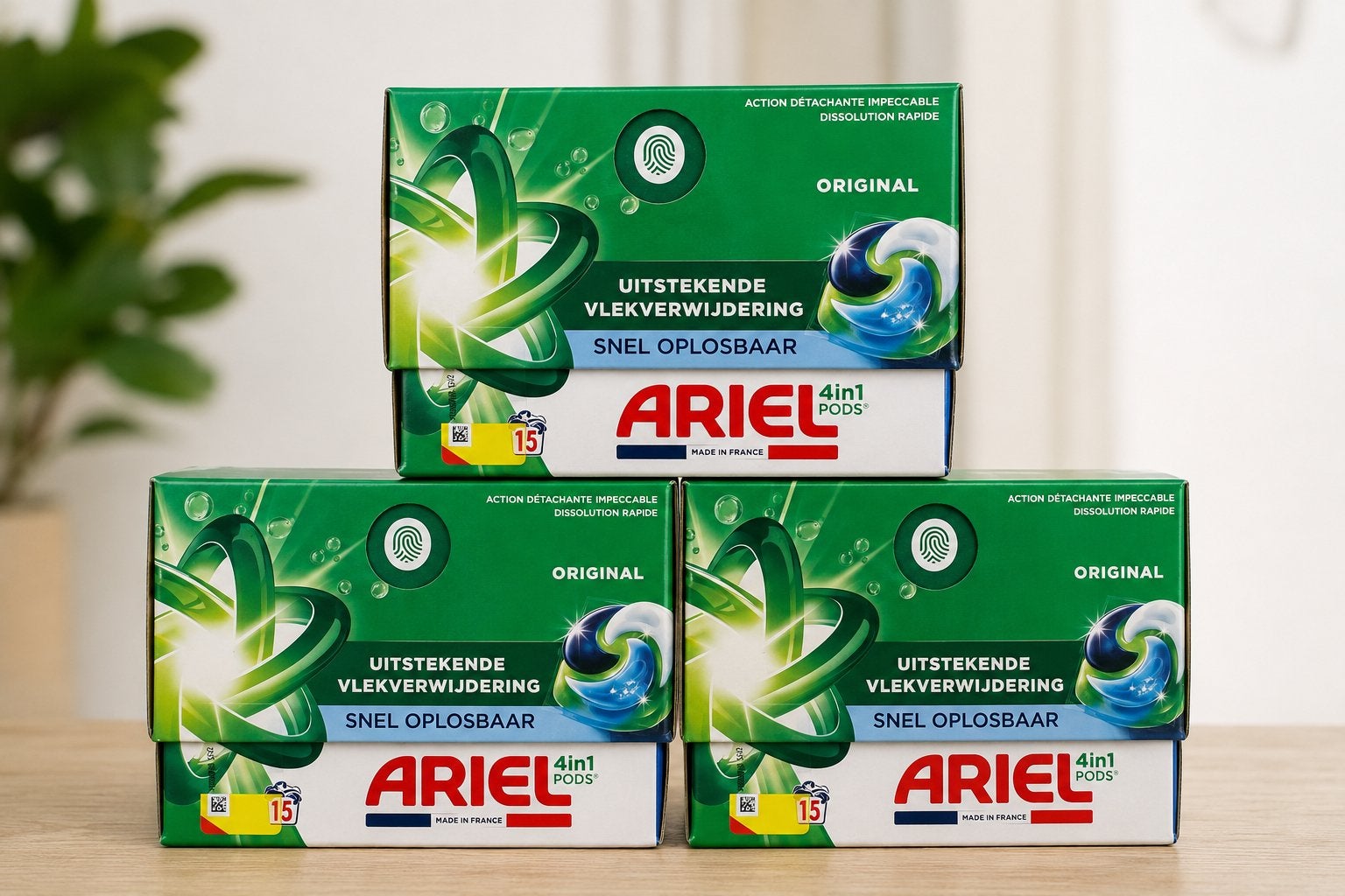 Ariel 4-in-1 Pods Original - 15 Wasbeurten, Ophalen of Verzenden, Nieuw