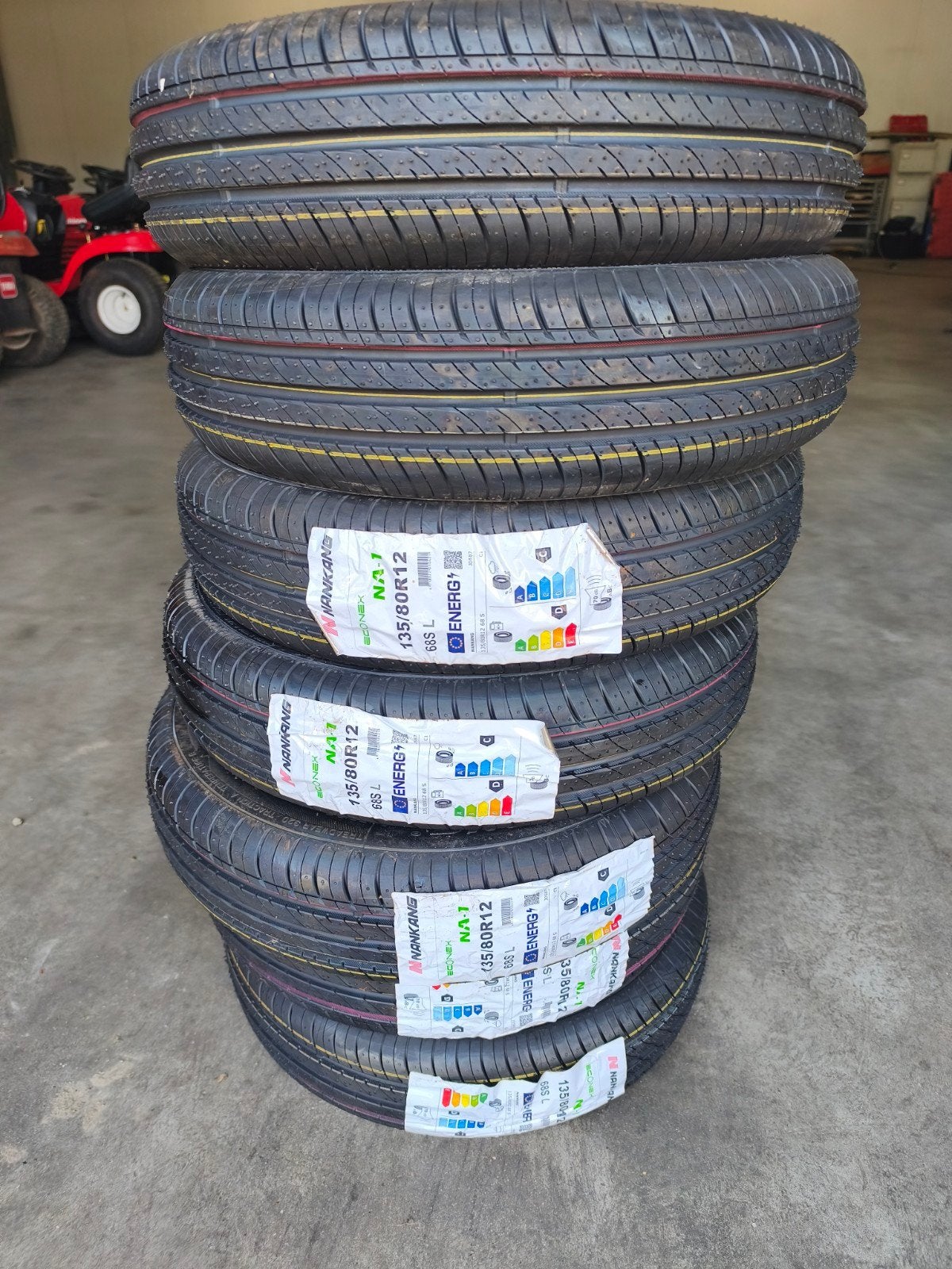 7 nieuwe Nankang 135/80 R12 banden, Auto-onderdelen, Banden en Velgen, Band(en), Zomerbanden, 12 inch, 135 mm, Nieuw, Ophalen