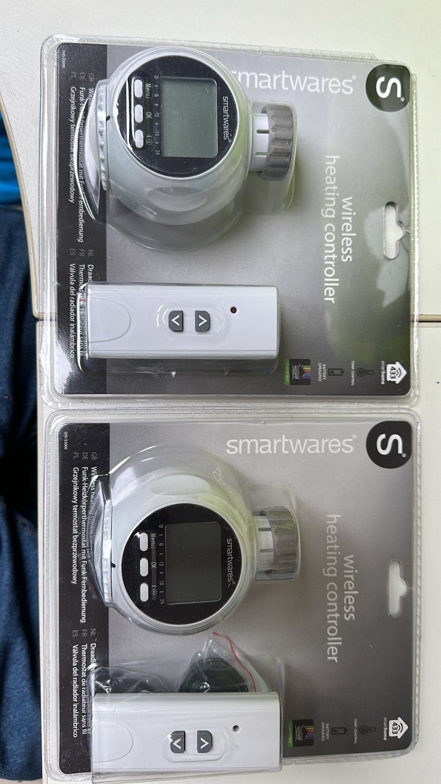 Smartwares Draadloze Verwarmingsregelaar (2 stuks), Ophalen of Verzenden, Slimme thermostaat, Nieuw