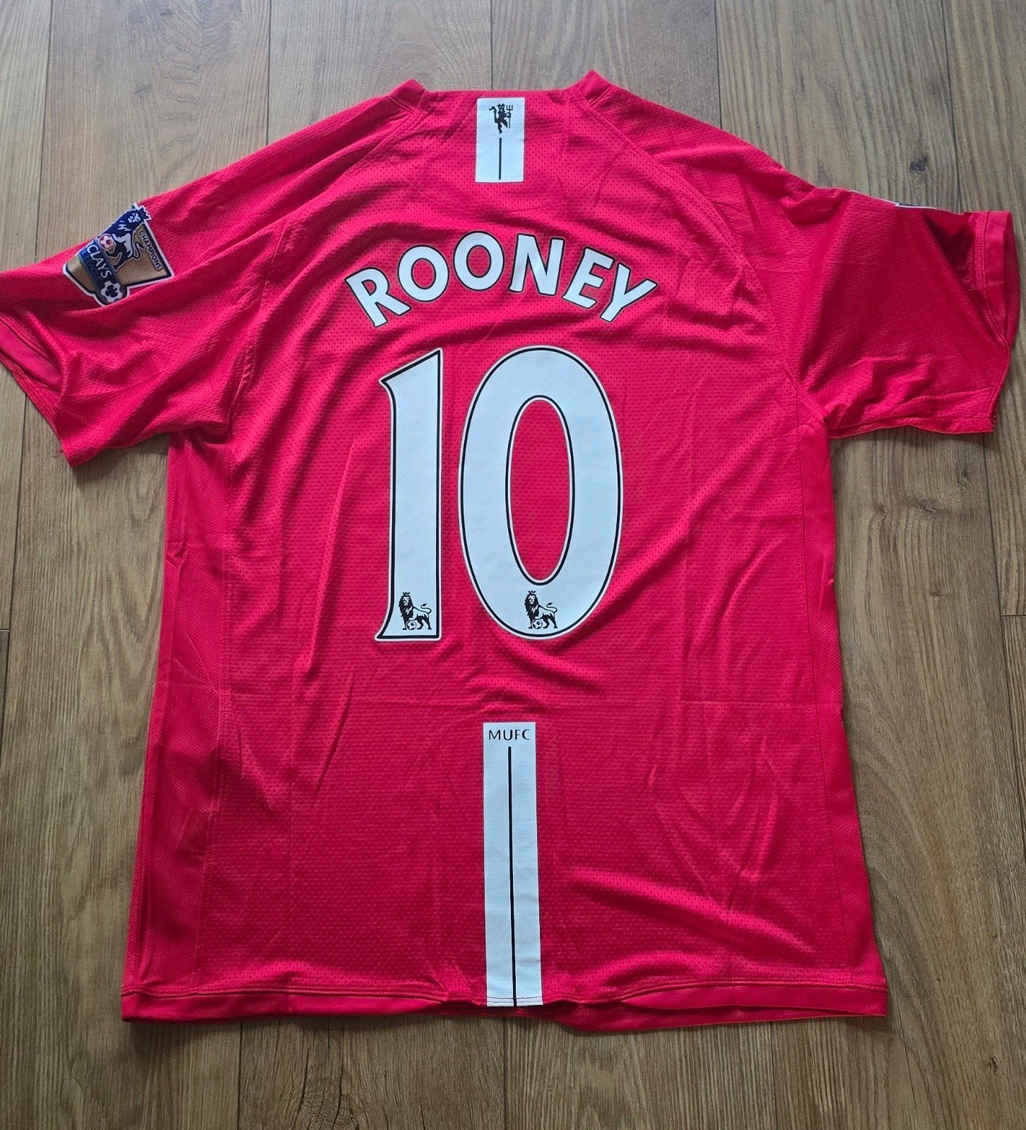 Manchester United 2007-2009 Thuisshirt | Rooney #10 Maat XL, Nike, Ophalen of Verzenden, Voetbal, Rood