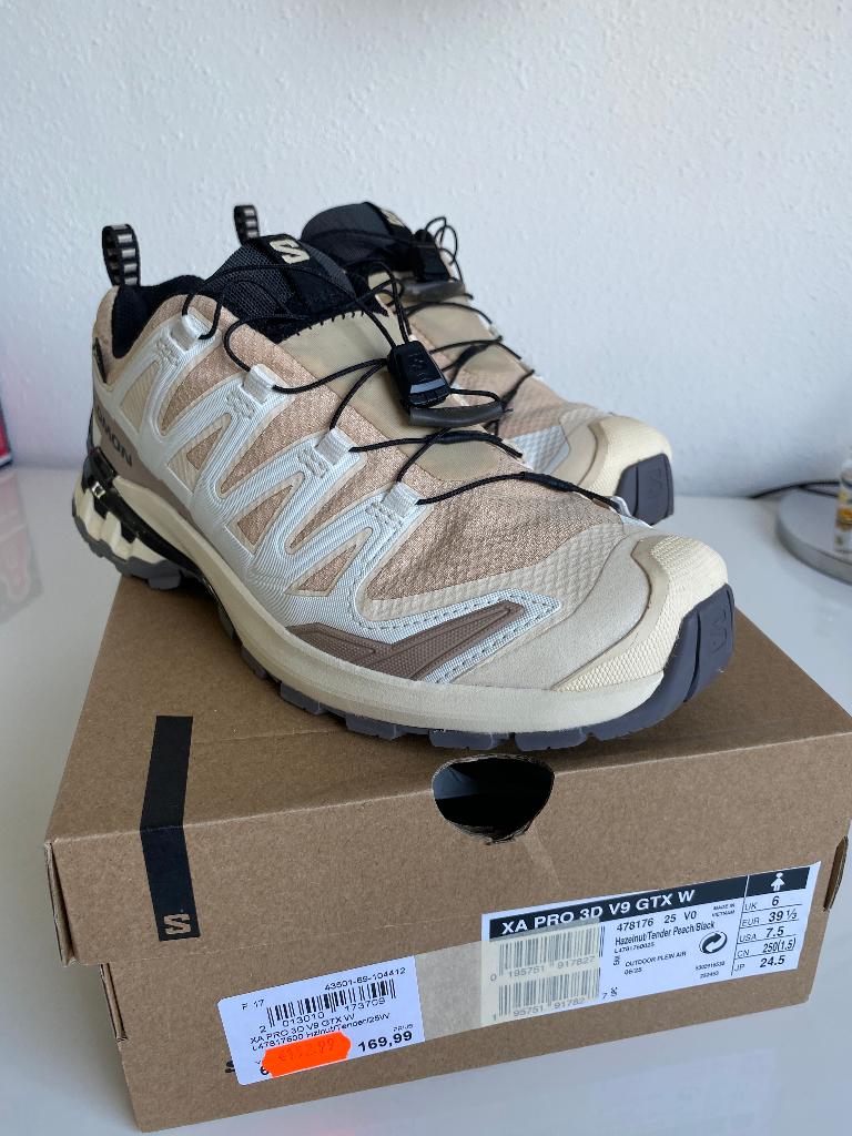 Salomon XA Pro 3D V9 GTX W mt 38-39 1/3 trail - wandelschoen, Verzenden, Zo goed als nieuw, Schoenen