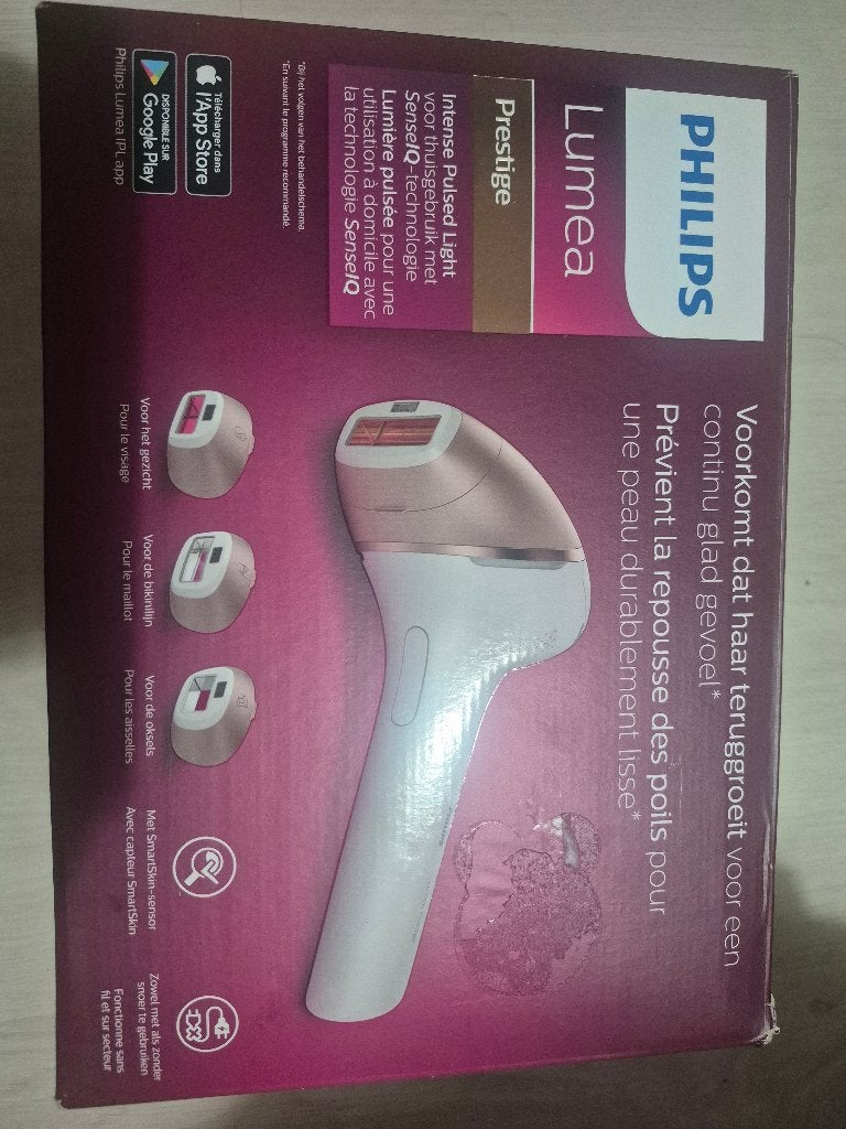 Philips Lumea Prestige IPL ontharingsapparaat, Ophalen of Verzenden, Zo goed als nieuw, Scheren en Epileren