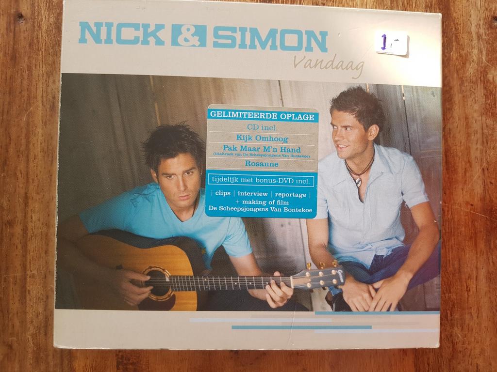 CD'S van Nick en Simon 2x €1,- p.s., Ophalen