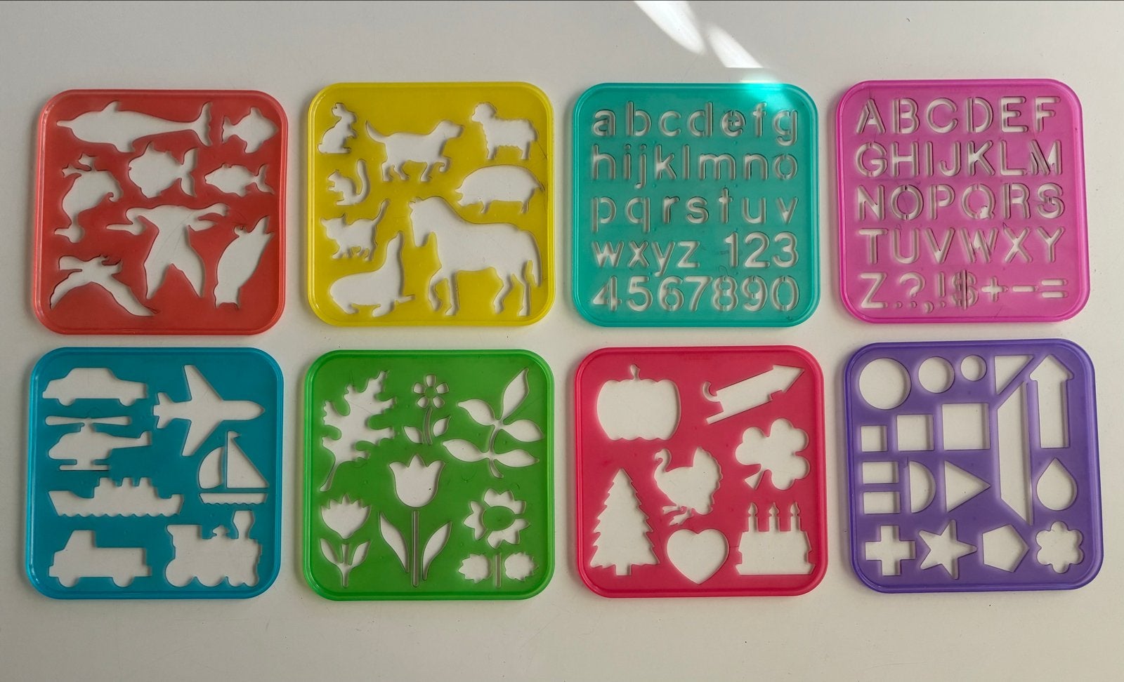 Tupperware Tuppertoys Vintage sjabloonset van 8 | Compleet, Ophalen of Verzenden, Gebruikt, Overige typen
