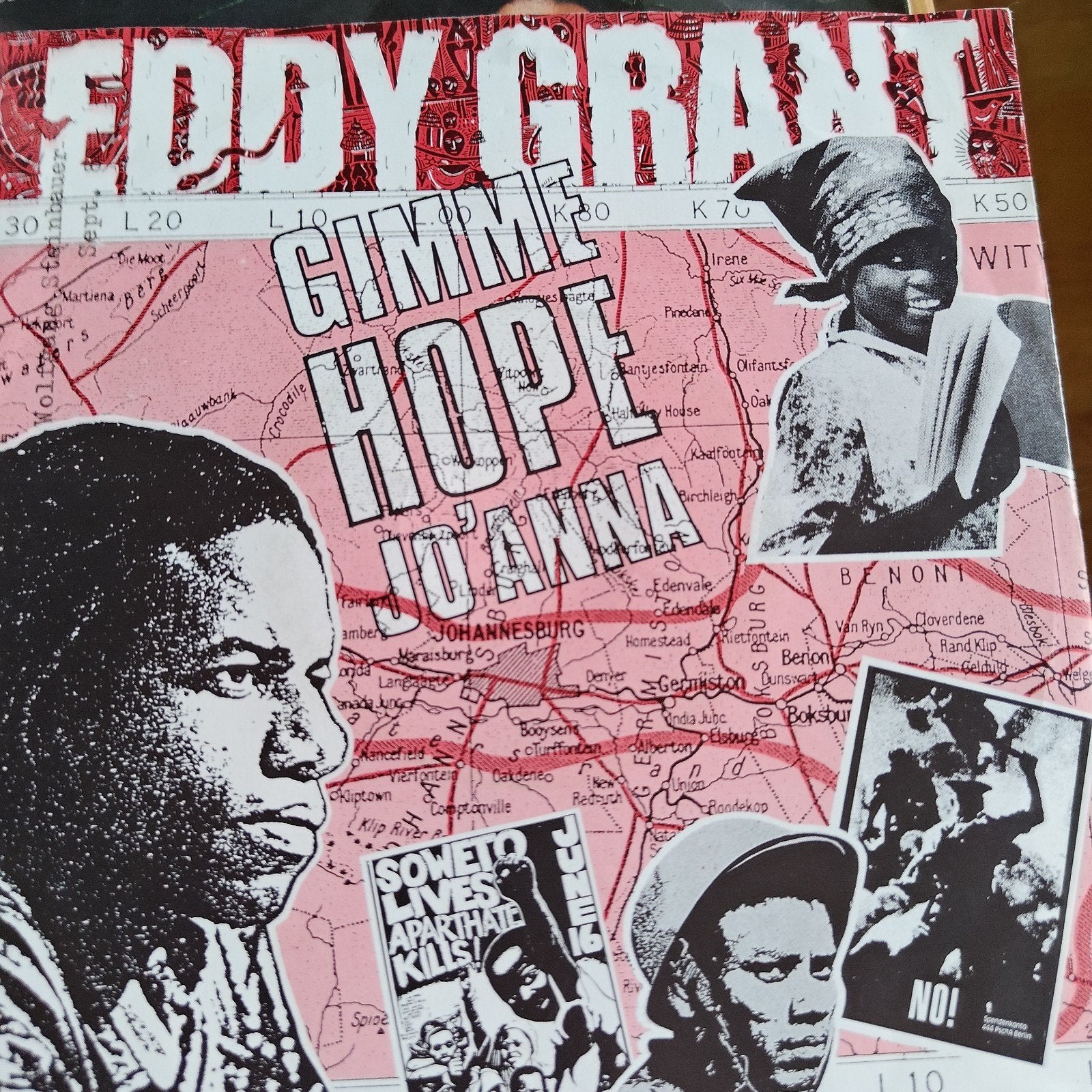 Eddy Grant - Gimme Hope Jo'anna (Single), Cd's en Dvd's, Ophalen of Verzenden, Gebruikt, 7 inch