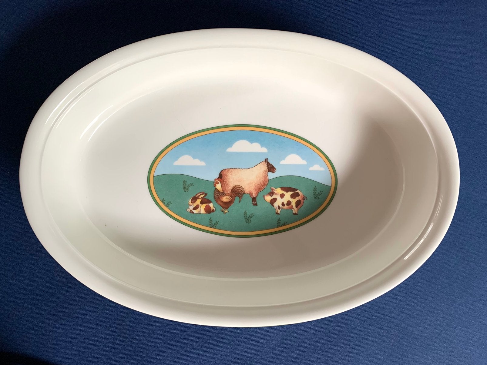 Villeroy & Boch A la ferme les animaux ovenschaal, Huis en Inrichting, Ophalen of Verzenden, Nieuw