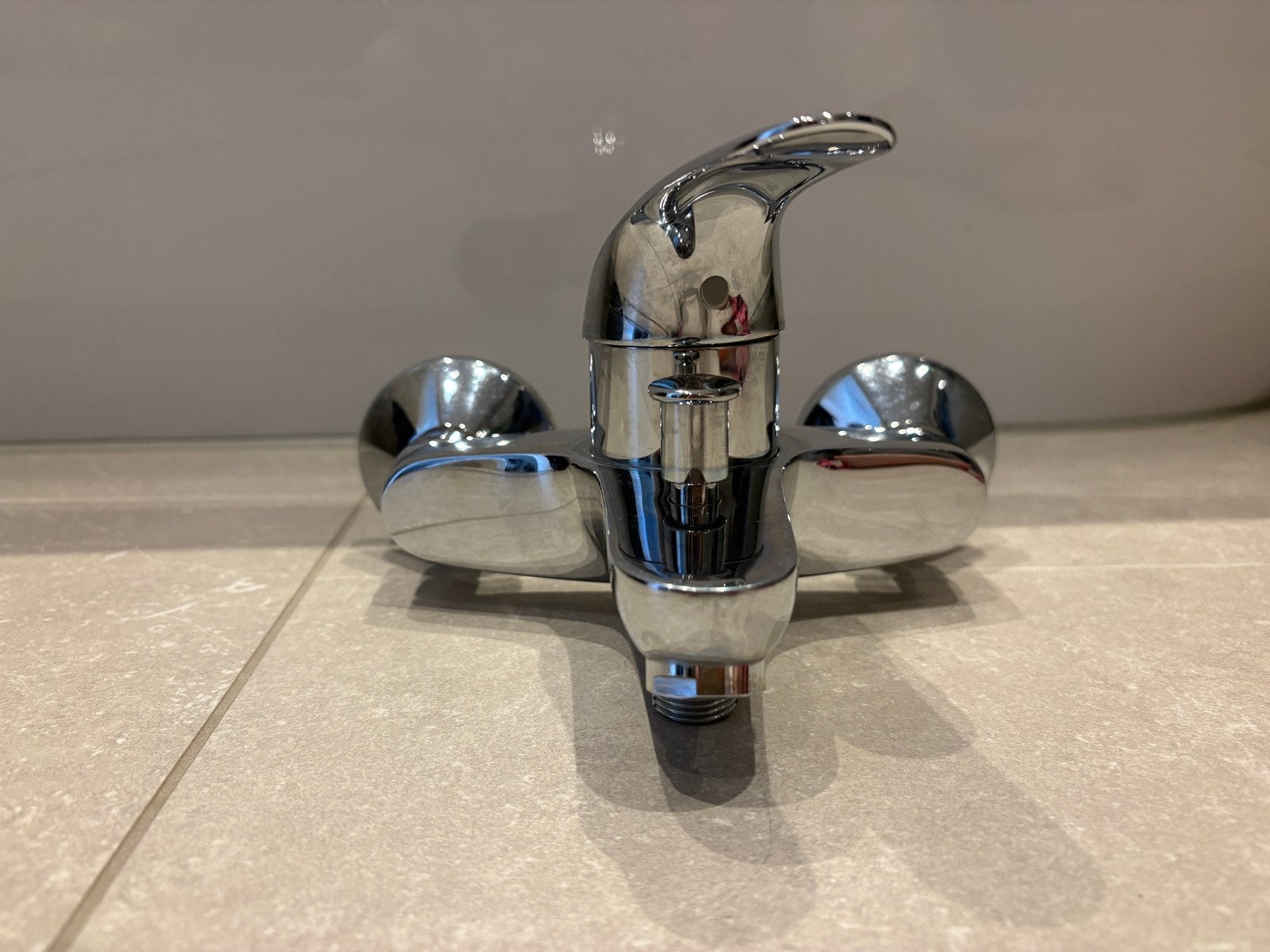 Grohe badkraan - Zo goed als nieuw, Doe-het-zelf en Verbouw, Ophalen of Verzenden, Zo goed als nieuw, Chroom, Kraan