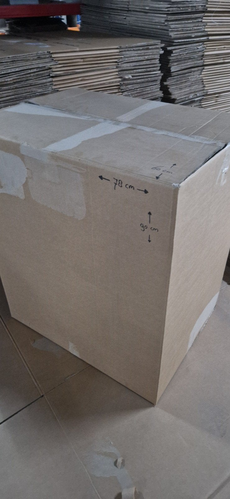 pallet doos 78x60x90  €5,-per stuk, Ophalen, Doos, 100 cm of meer, 60 cm of meer