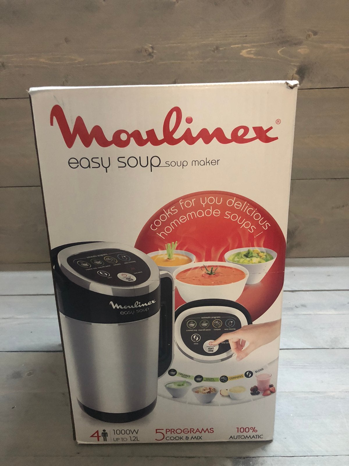 MOULINEX Soepmaker - Blender Easy Soup (LM841810), Nieuw, 3 snelheden of meer, Ophalen of Verzenden, Nvt