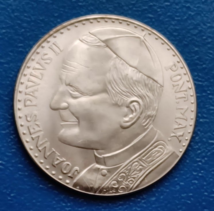 Vaticaanstad Penning Paus Johannes Palus II - 1983, Verzenden, Overige materialen, Buitenland
