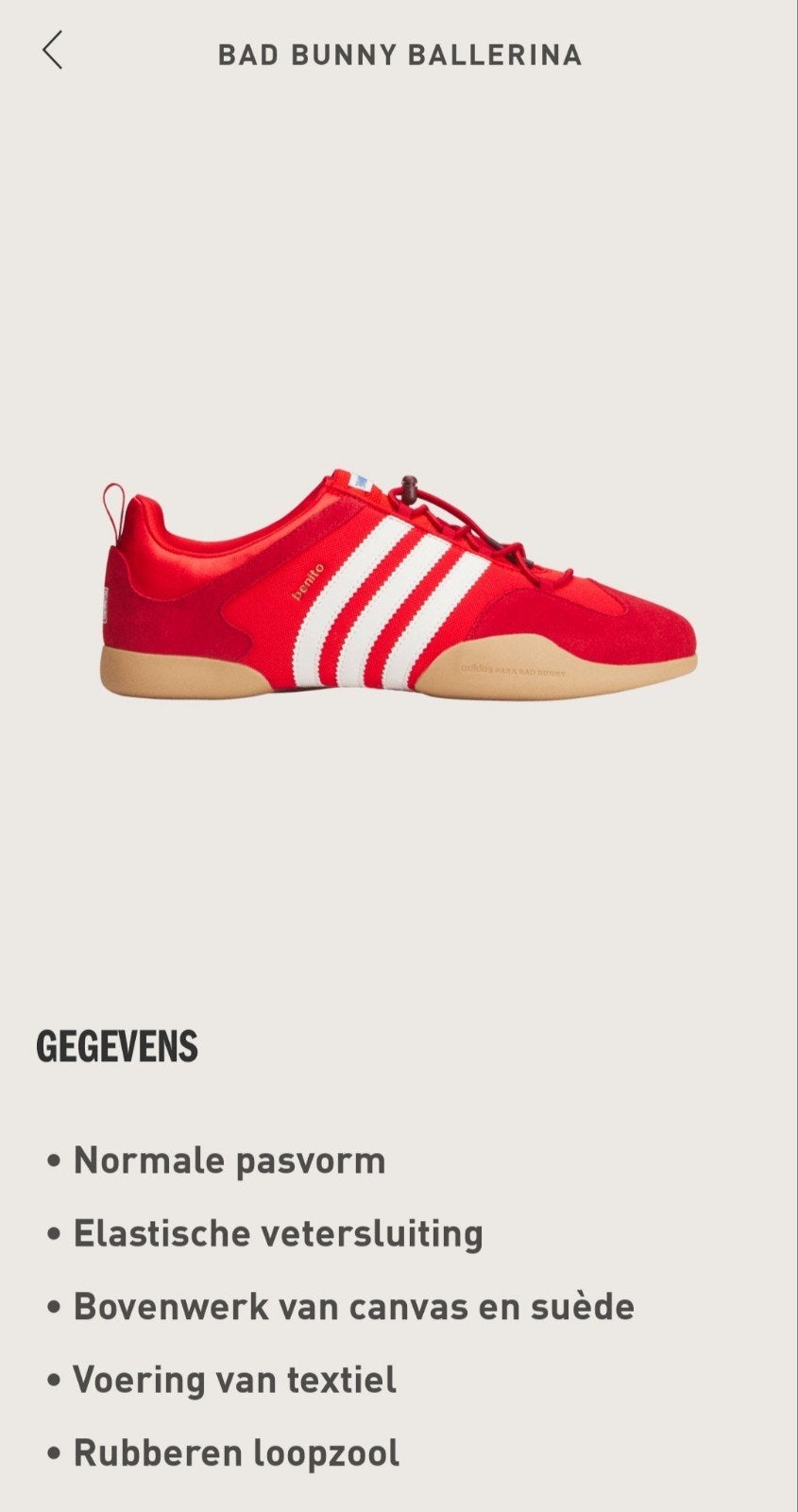 Adidas Bad Bunny Balerina  New Release!, Ophalen of Verzenden, Nieuw