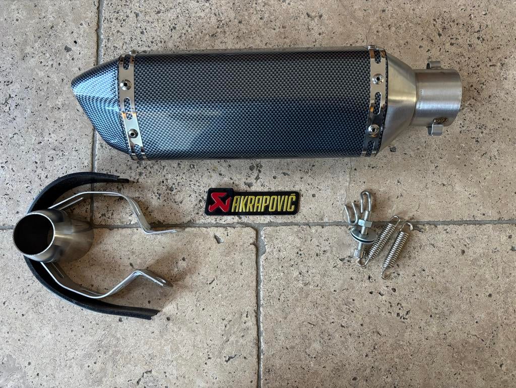 Akrapovic Carbon Fiber Uitlaat - Nieuwstaat, Motoren, Onderdelen | Overige, Ophalen of Verzenden, Nieuw
