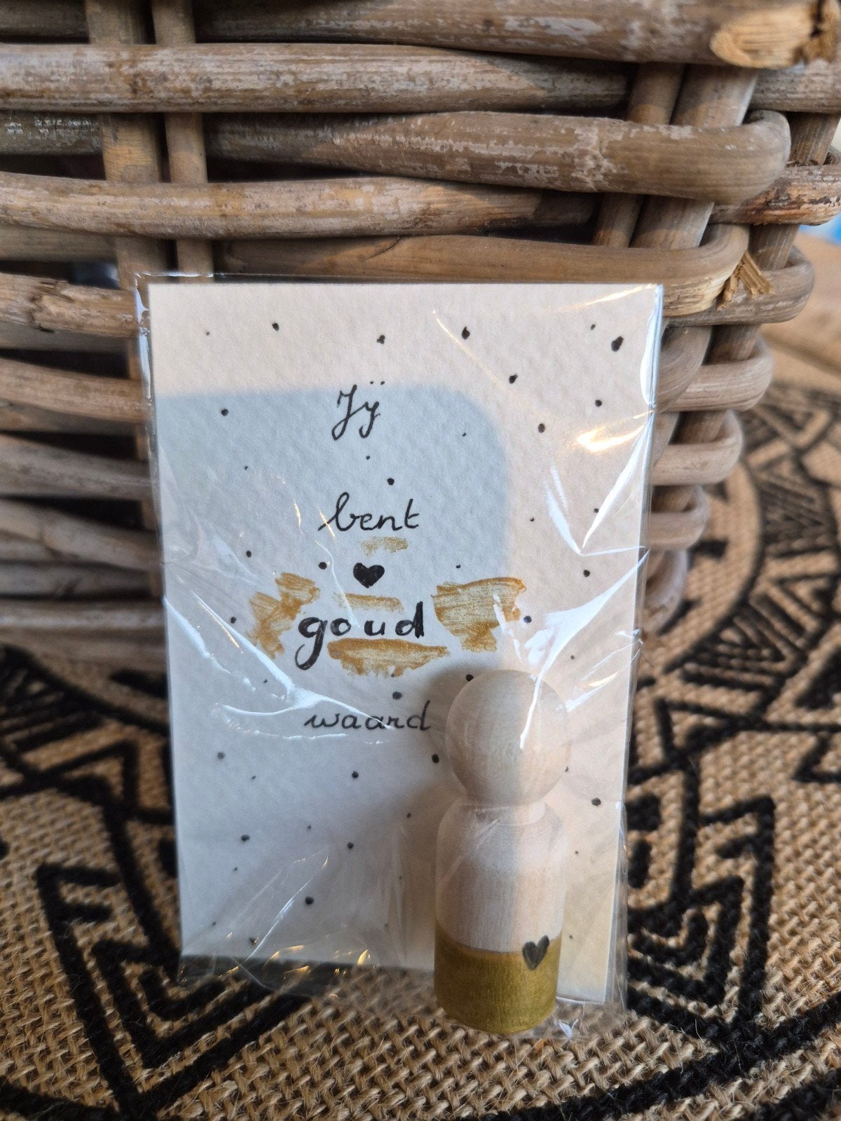 Jij bent goud waard pegdoll, Ophalen of Verzenden, Zo goed als nieuw