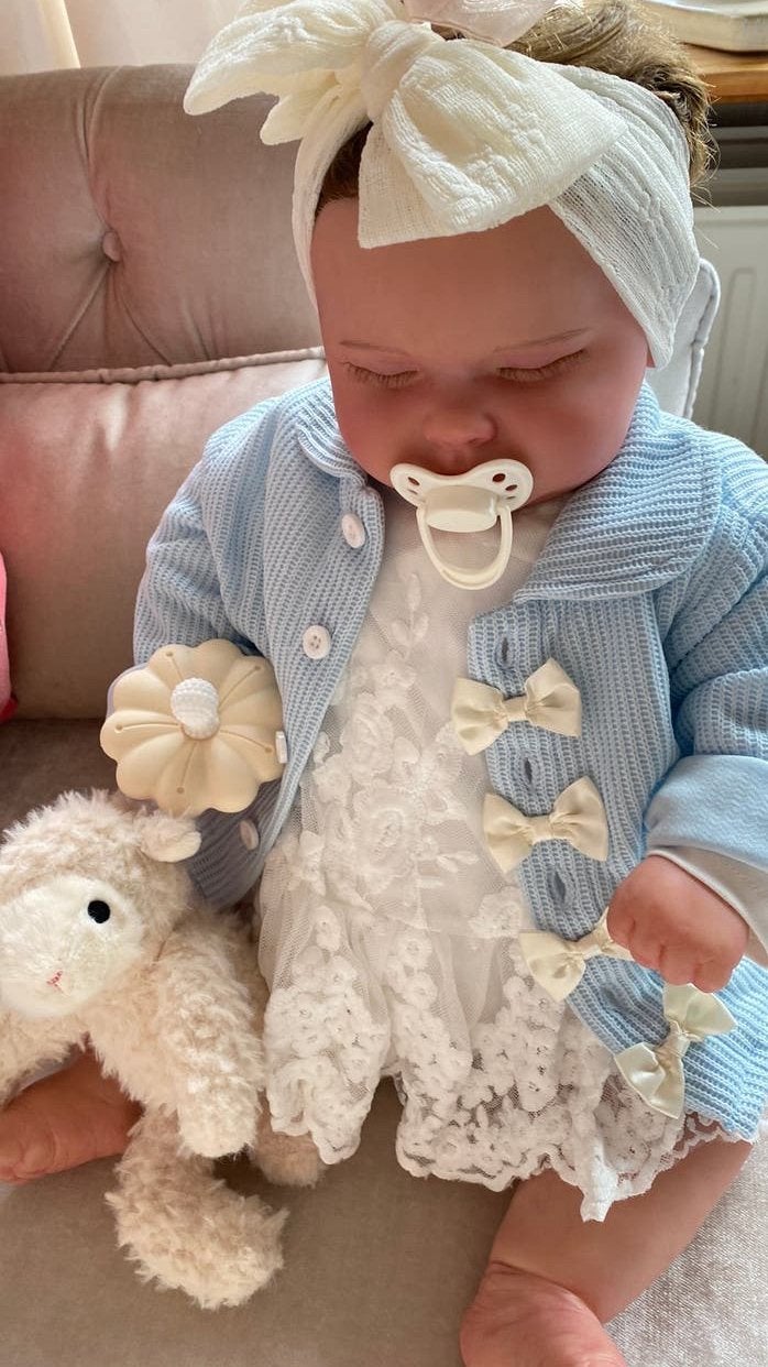 Handgemaakte babypop reborn 🎀  Emi nieuw, Verzenden, Nieuw, Pop