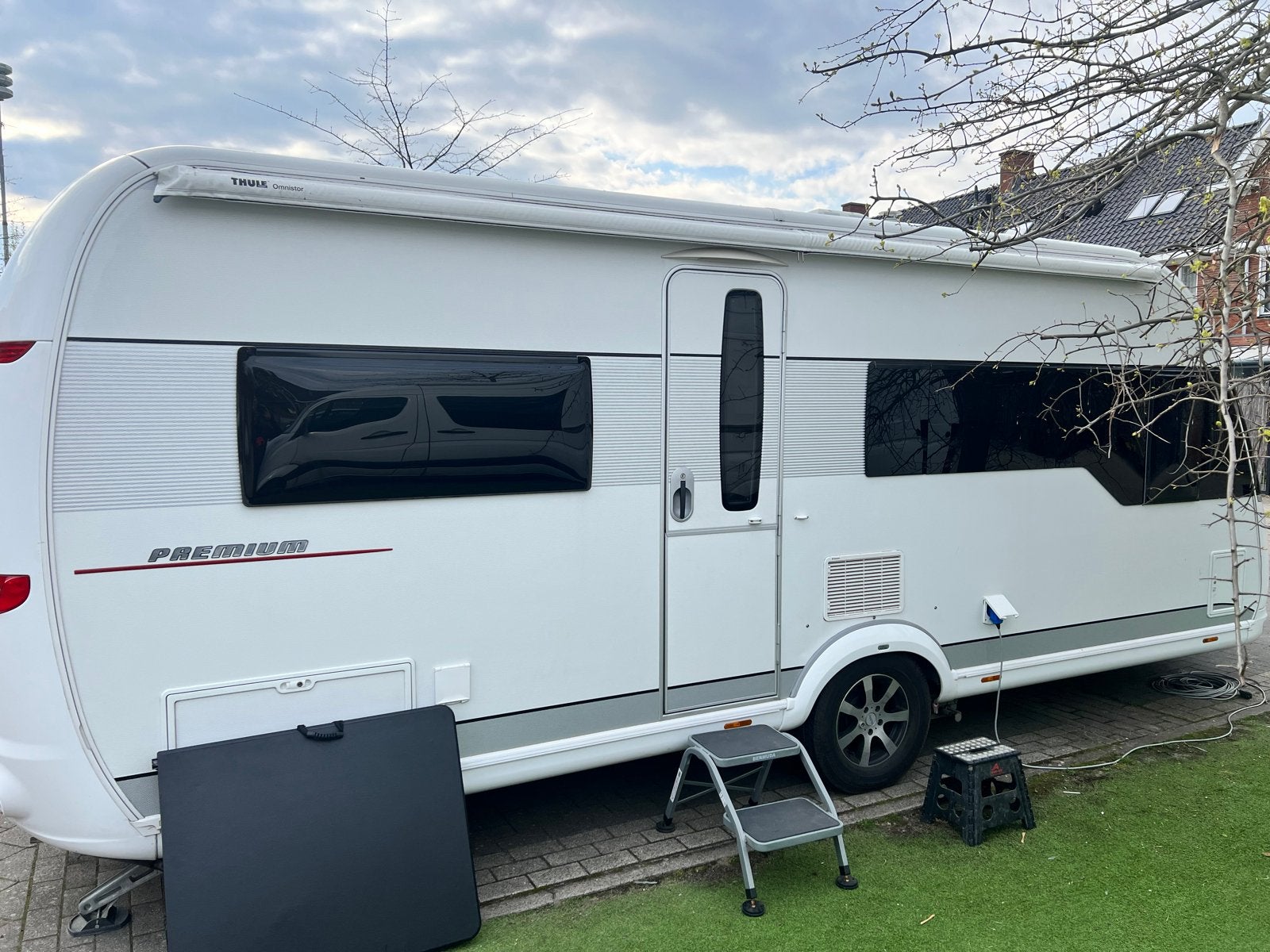 Thule omnistor 1200 zakluifel 4,50m uitval 2,5m, Ophalen of Verzenden, Zo goed als nieuw, Thule